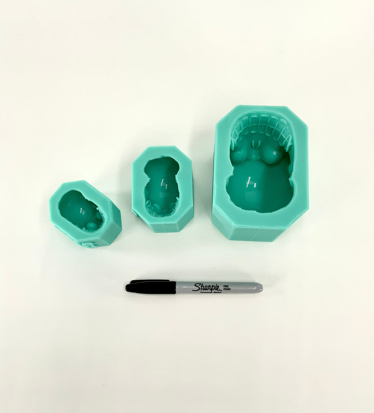 Skull Mold for Resin |2”, 3”, 4” | Spooky Mold, Halloween Mold