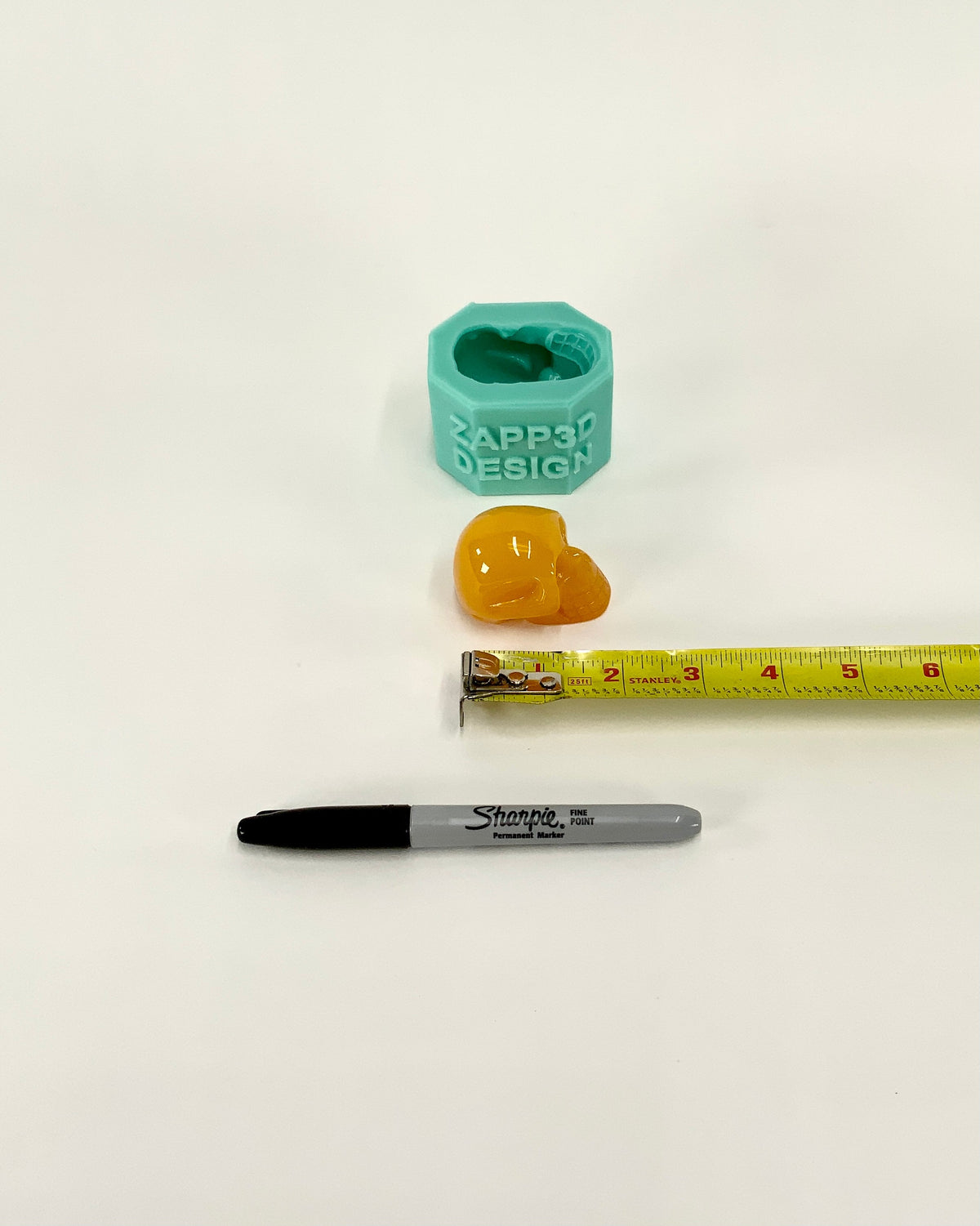 Skull Mold for Resin |2”, 3”, 4” | Spooky Mold, Halloween Mold