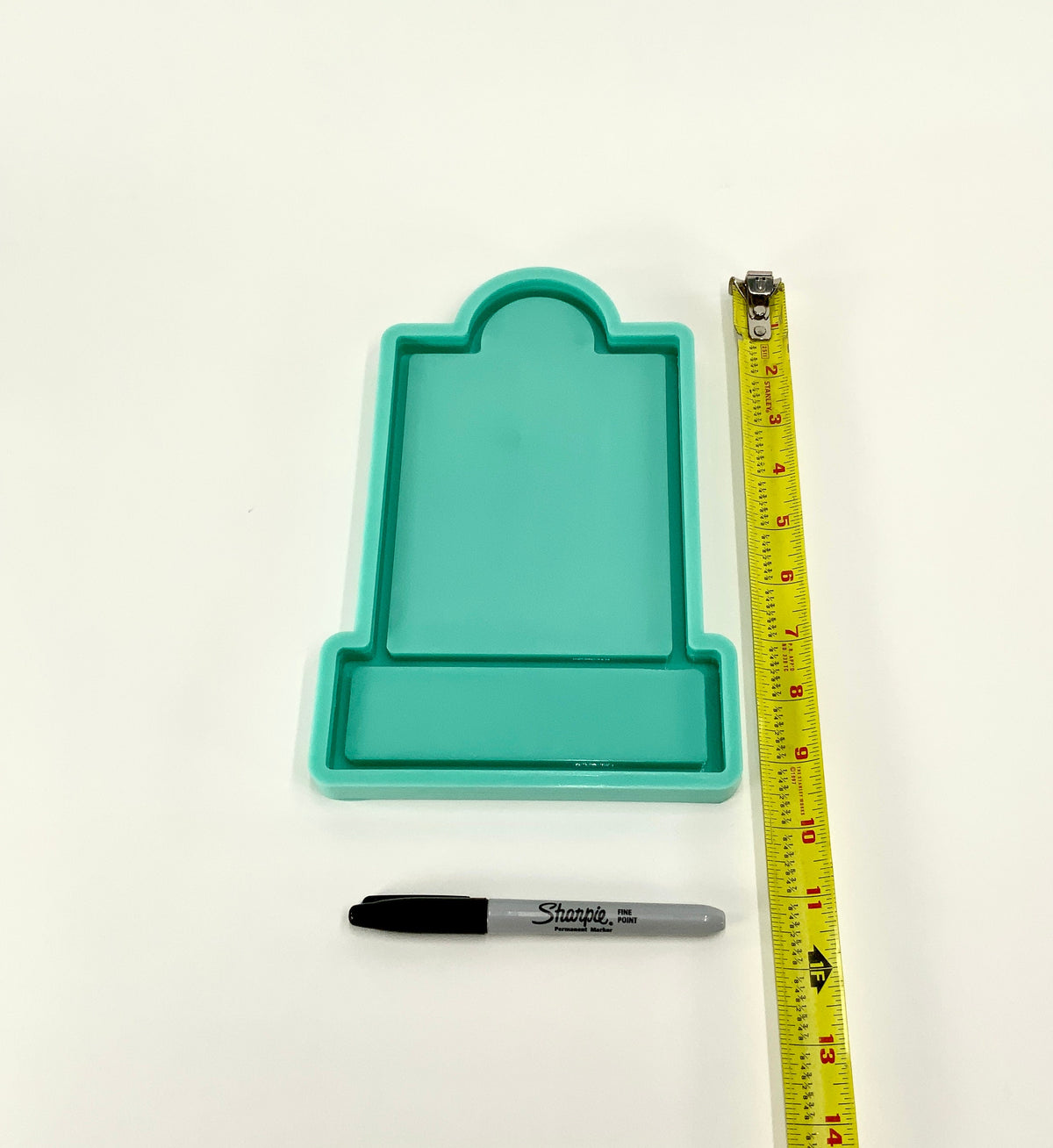 Gravestone Tray Mold | 6”x8” | 2 Styles | Spooky Mold, Halloween Mold