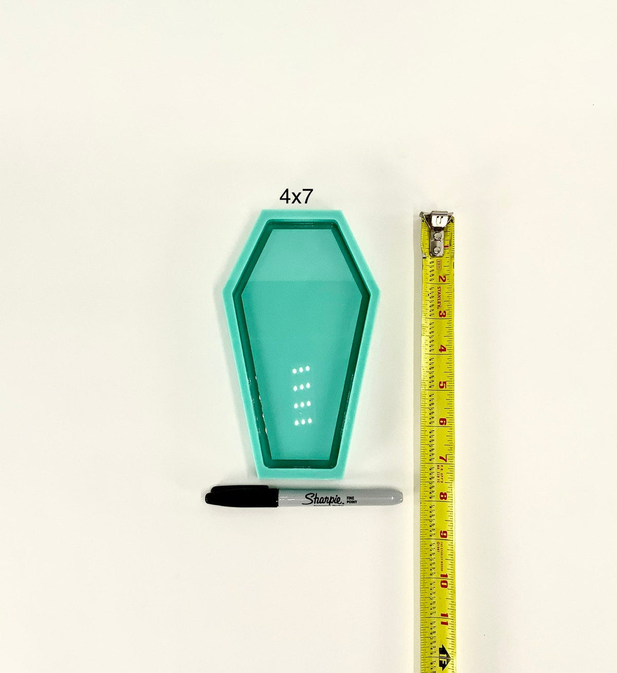 Coffin Tray Silicone Mold | Sizes - 4"x7", 5"x9", 7"x13" |