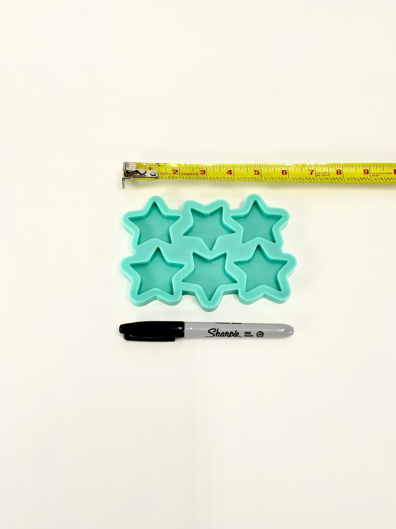 Star Mold | 2”x2”x.25” | Keychain Mold, Magnet Mold, Hair Clip Mold, Earring Mold |