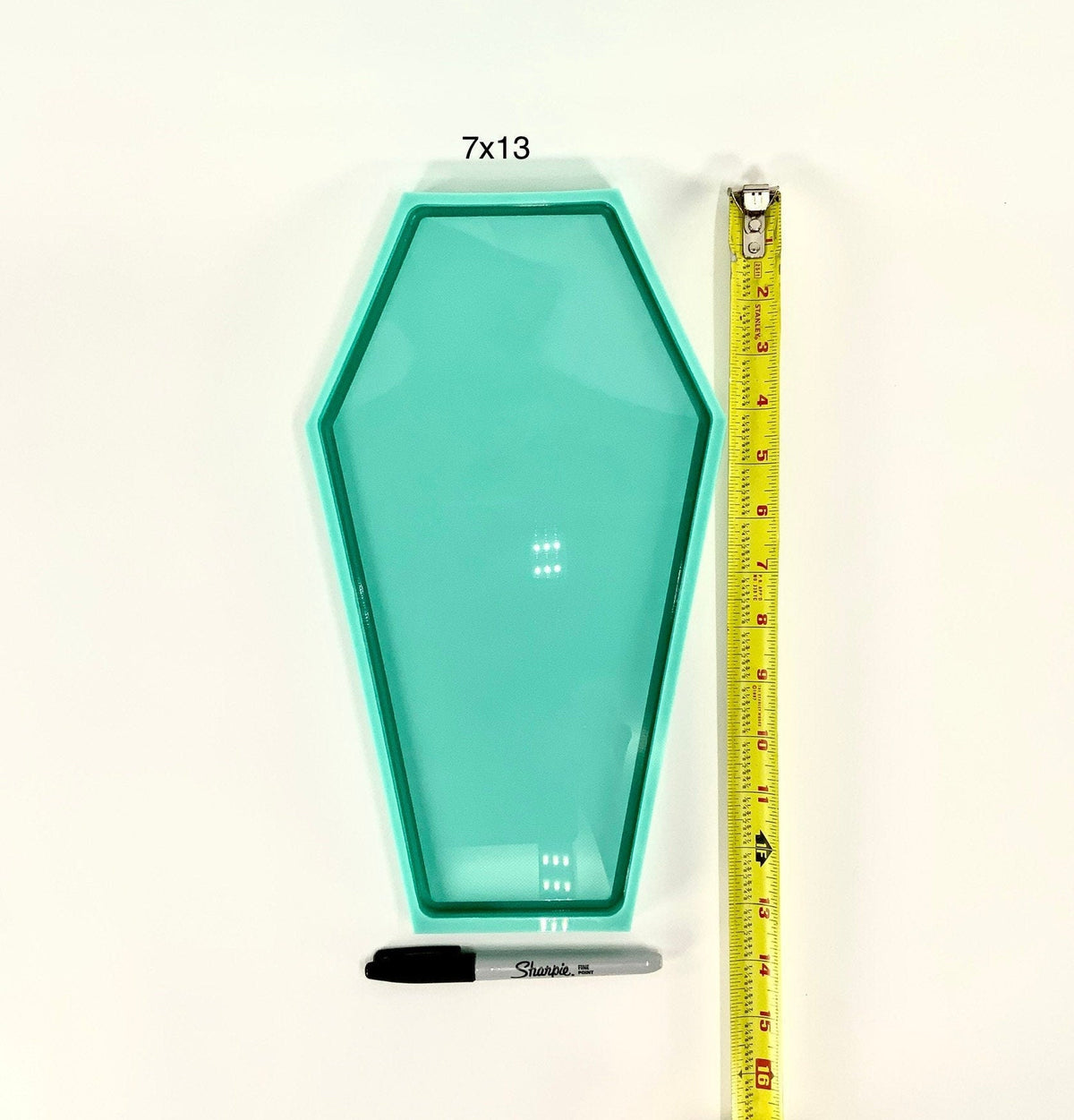 Coffin Tray Silicone Mold | Sizes - 4"x7", 5"x9", 7"x13" |