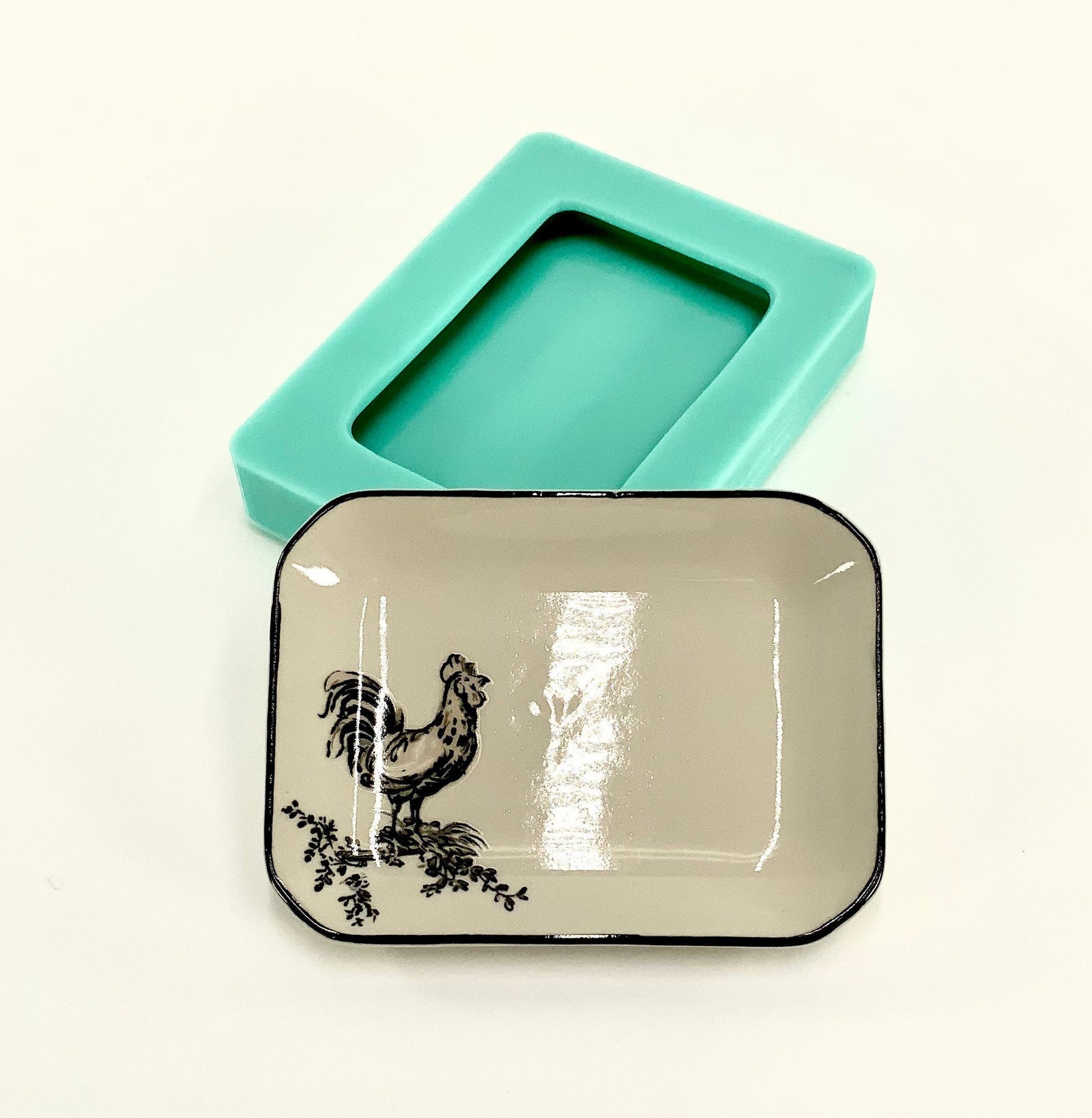 Rectangle Mold | 4”x 3” | Jewelry Dish Mold