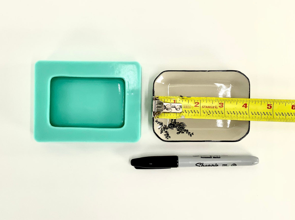 Rectangle Mold | 4”x 3” | Jewelry Dish Mold
