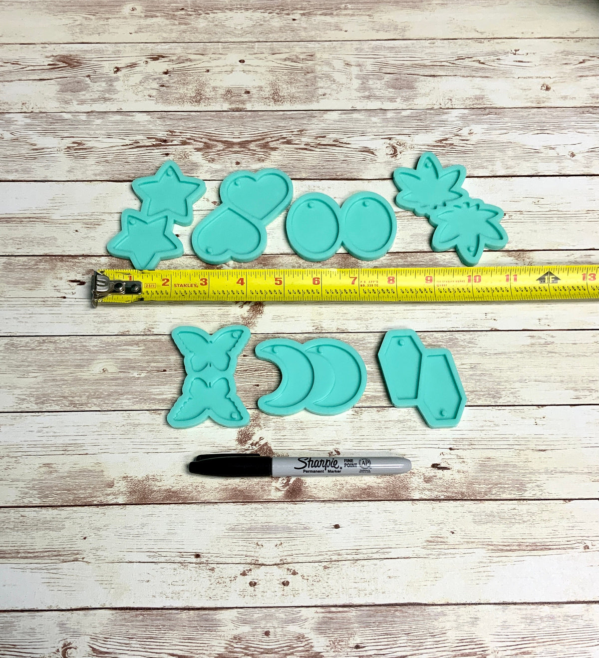 Earring Molds for Resin | 7 Shapes |