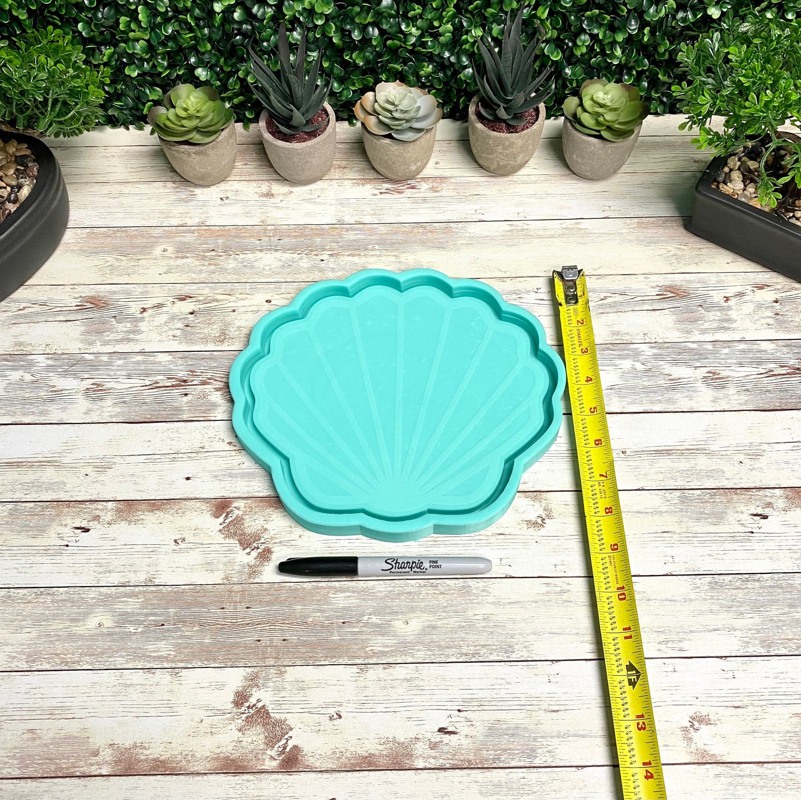 Shell Tray Silicone Mold | 9”x 9” |