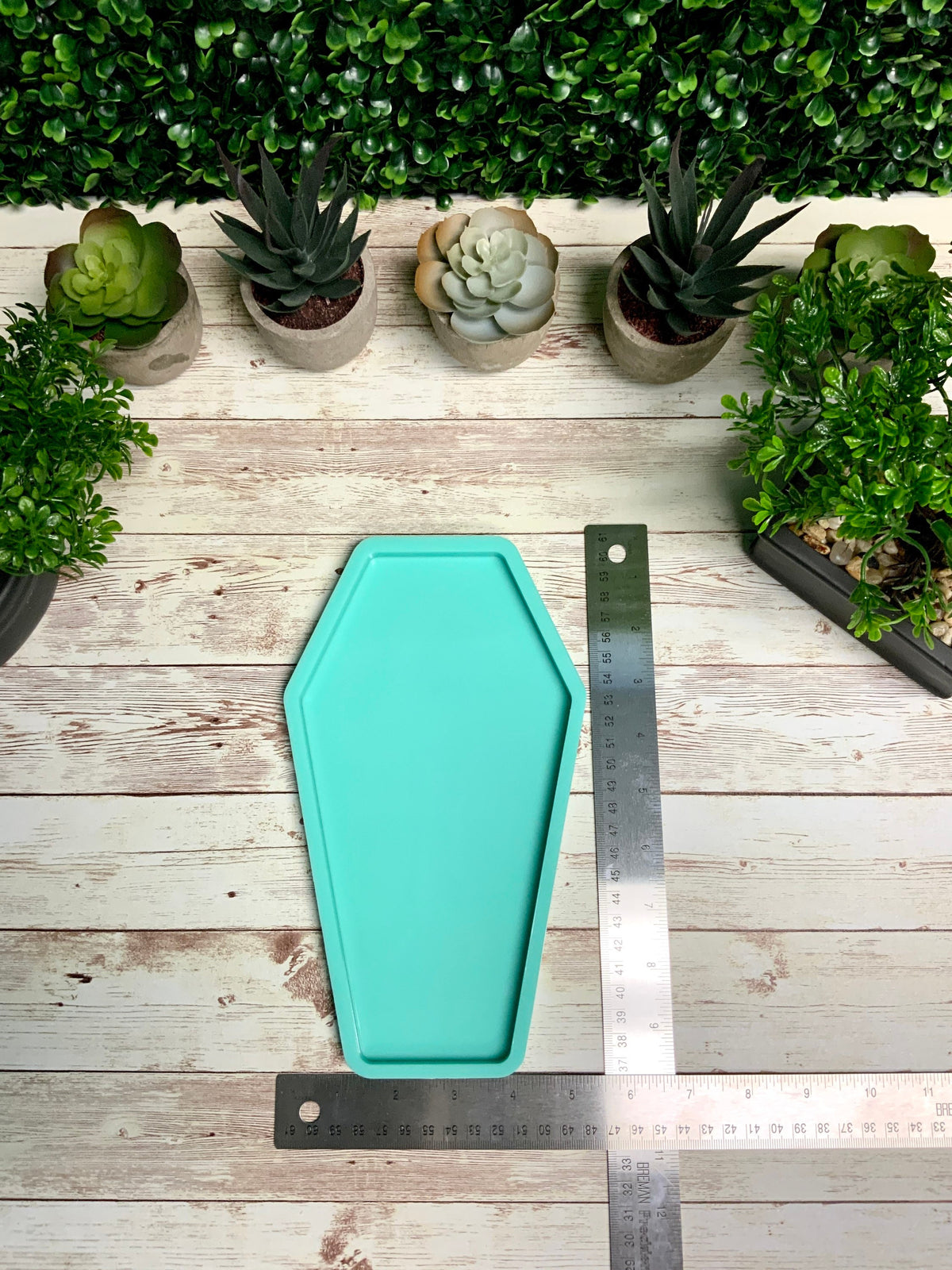 Coffin FLAT Mold | 4"x7", 5"x9" | Spooky Mold