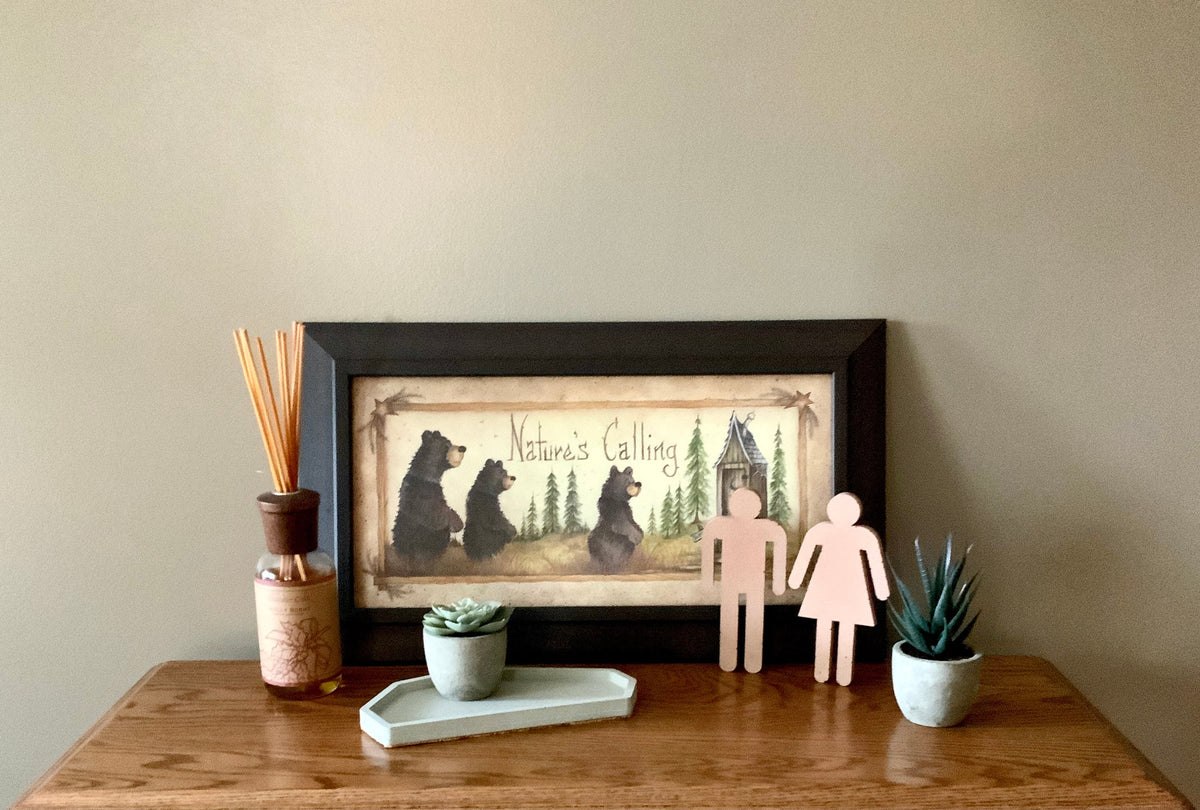 Bathroom People Silicone Mold for Resin