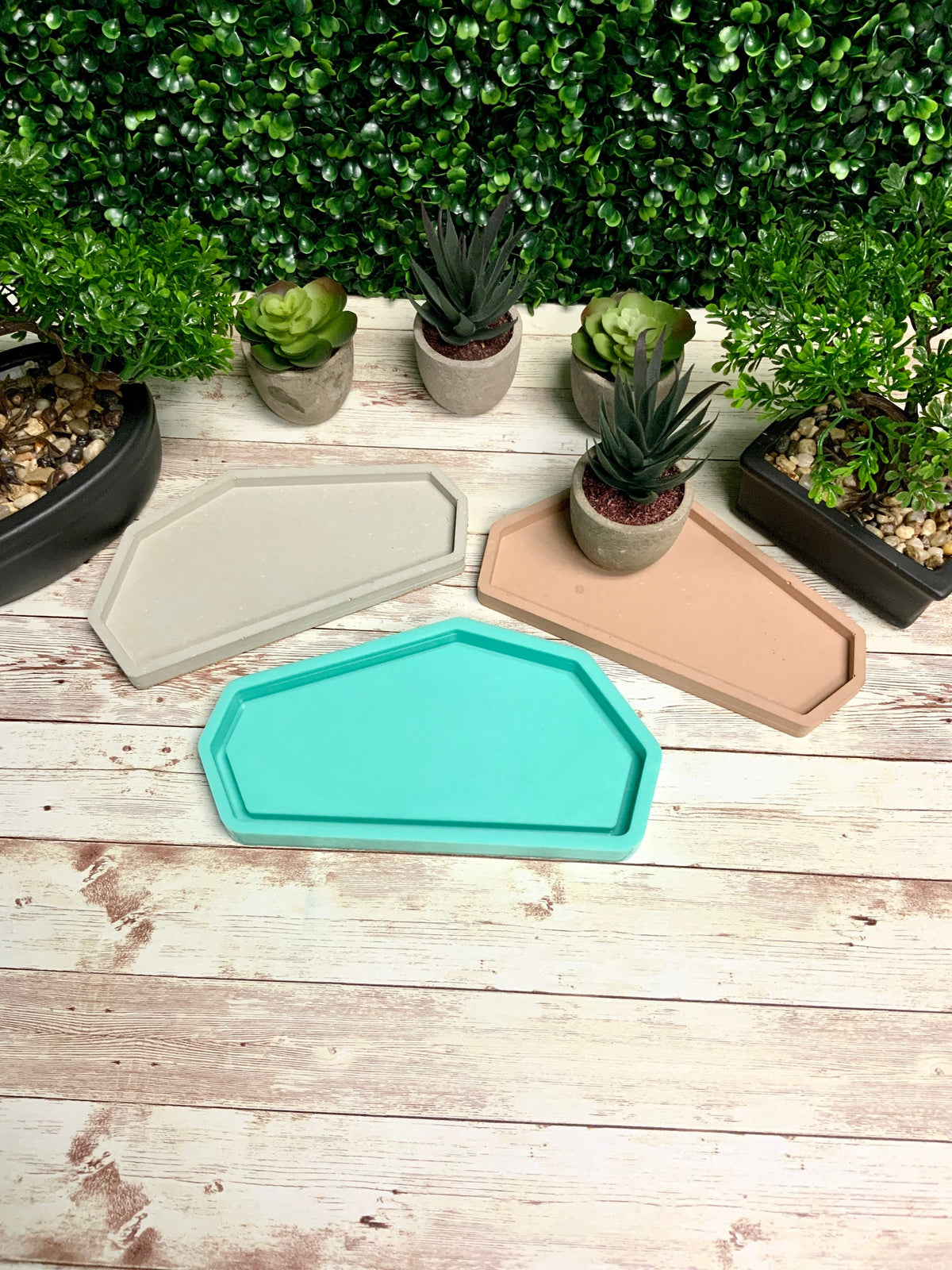 Irregular Tray Silicone Mold, Tray Mold | 8.25" X 4.25" | Polygon Tray Mold