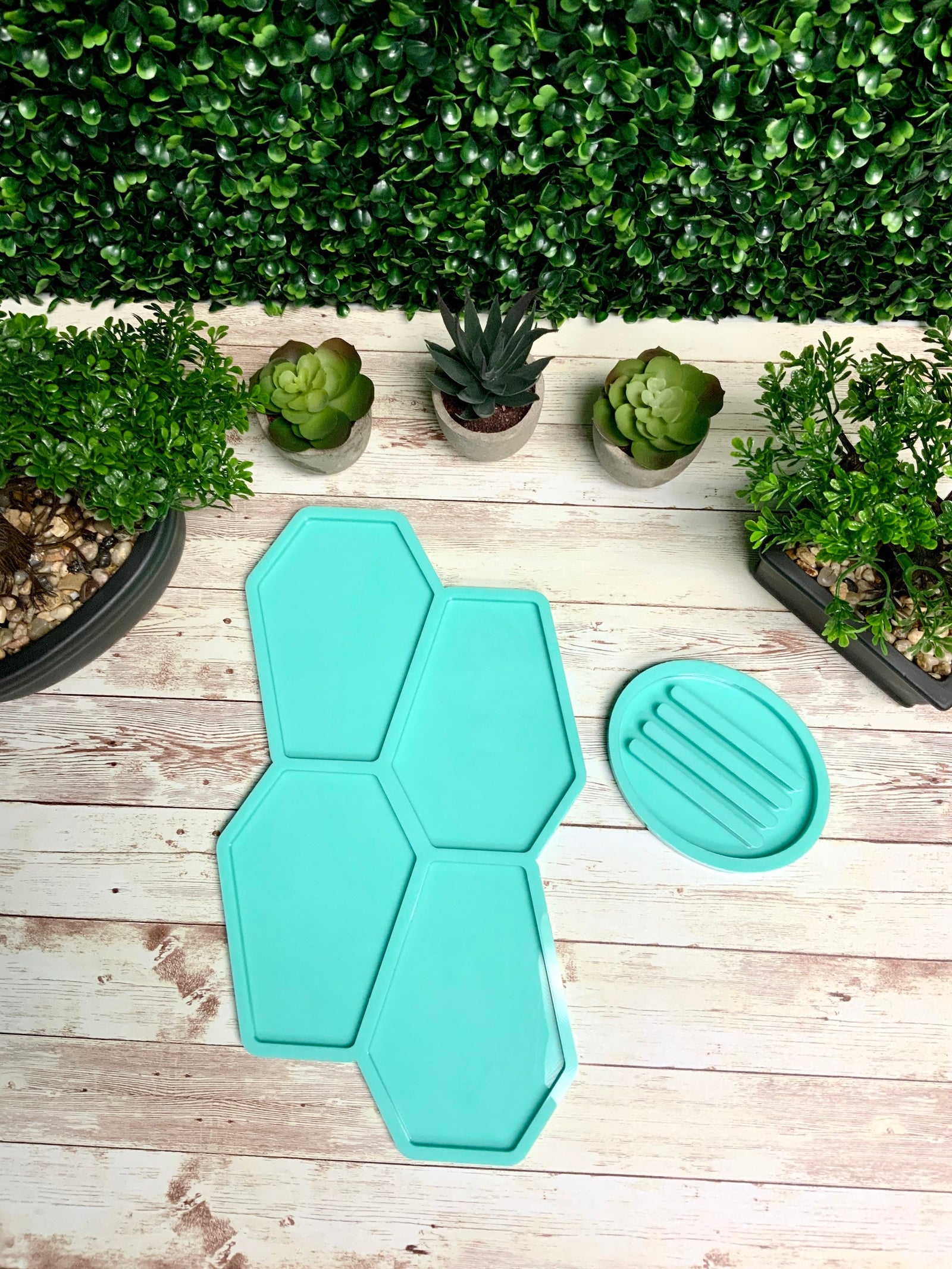 Coffin Coaster Mold Set | 4"x5.5" | Halloween Mold