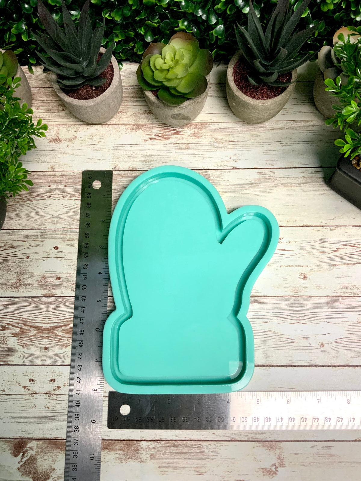 Mitten Tray Silicone Mold | 7.5" x 6" | Christmas Mold