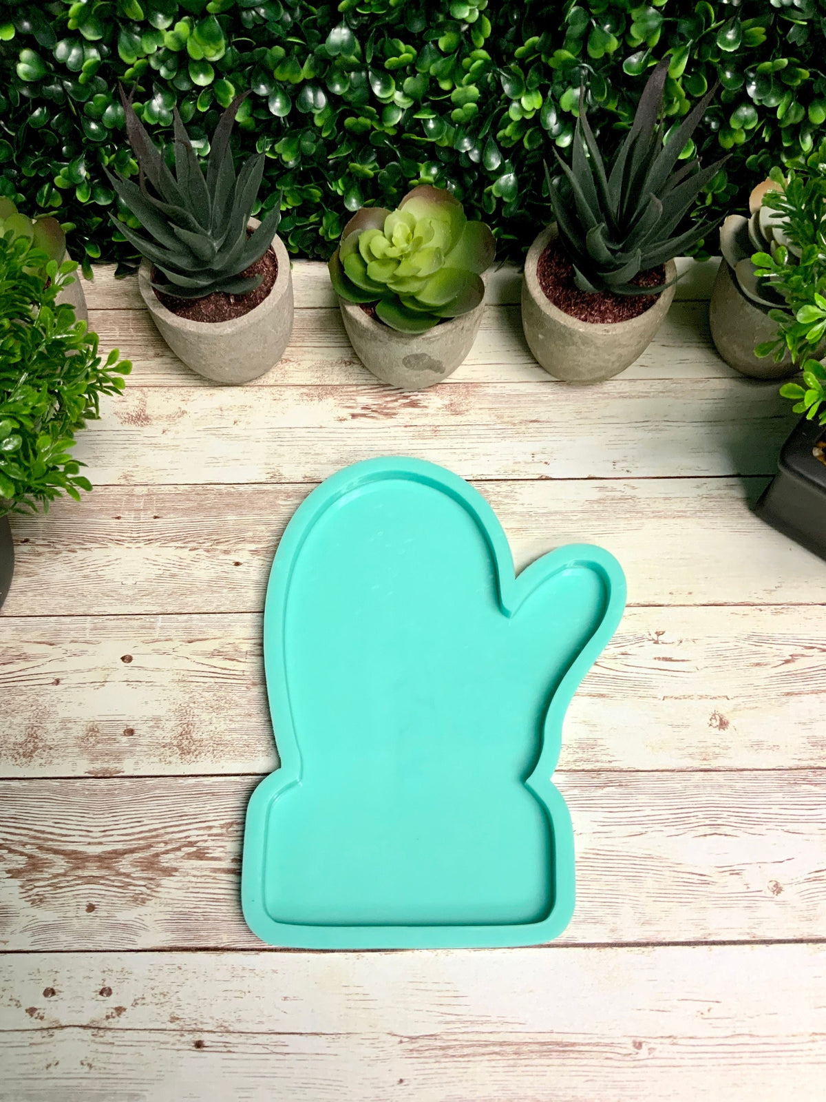 Mitten FLAT Mold for Resin | 7”x 5” | Christmas Mold