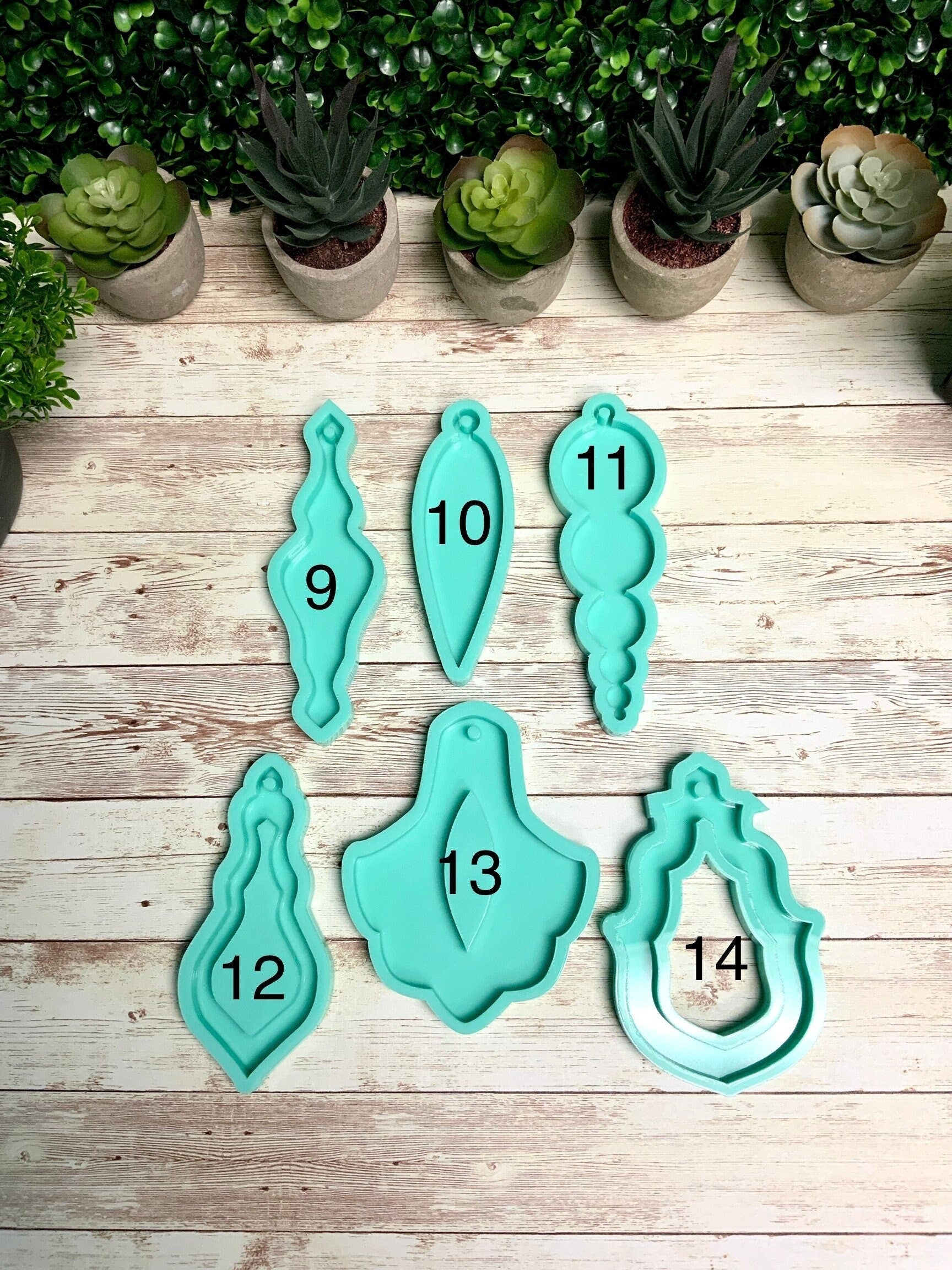 Christmas Ornaments Silicone Mold | 6 Shapes |