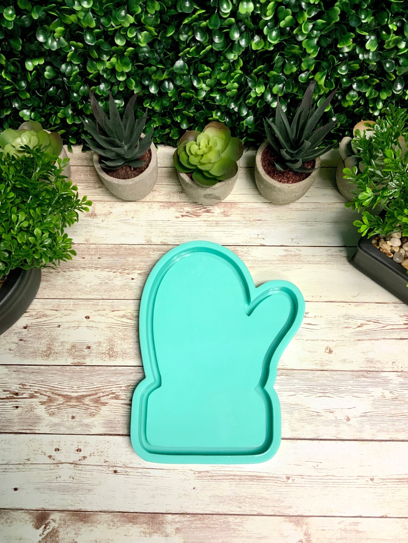 Mitten Tray Silicone Mold | 7.5" x 6" | Christmas Mold