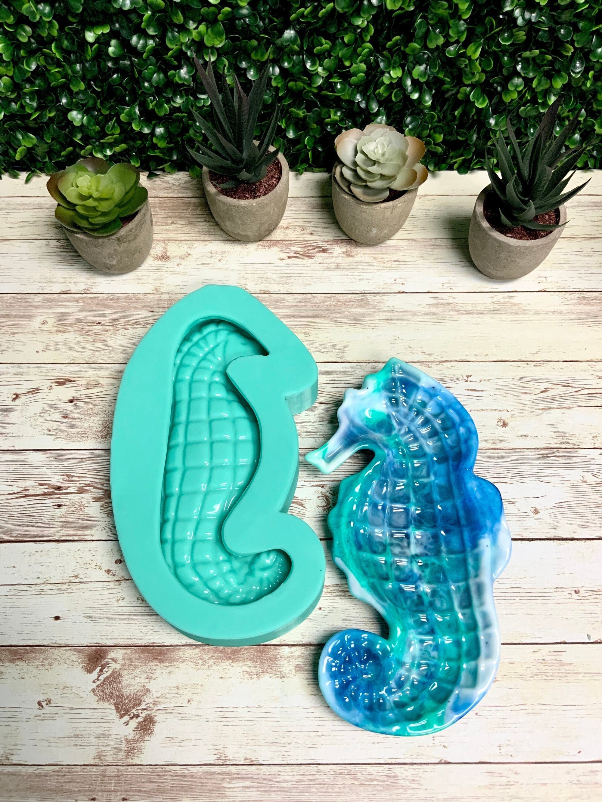 Seahorse Trinket Dish Silicone Mold