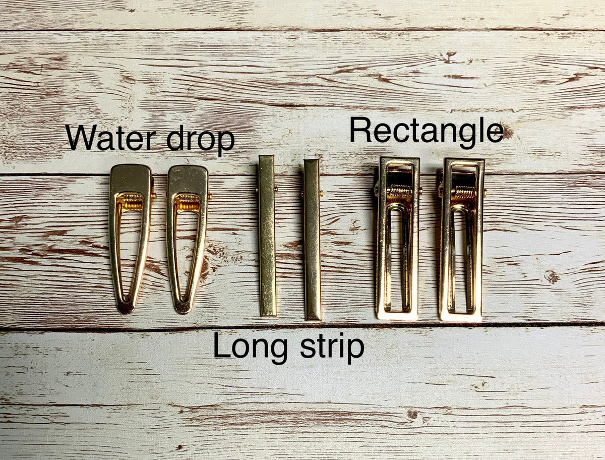 Hair Clip Mold | 6 Styles | Barrette Resin Mold