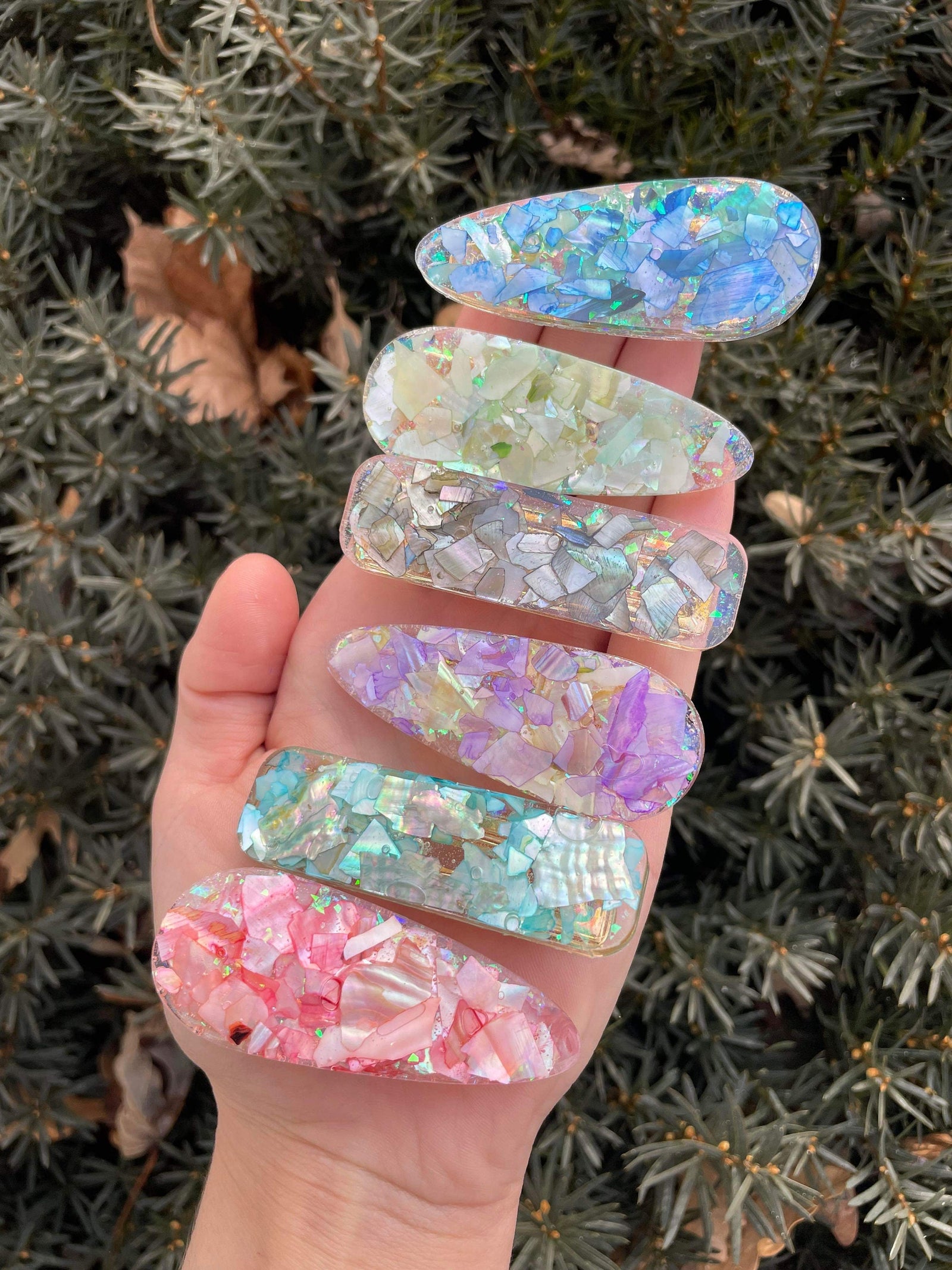 Hair Clip Mold | 6 Styles | Barrette Resin Mold