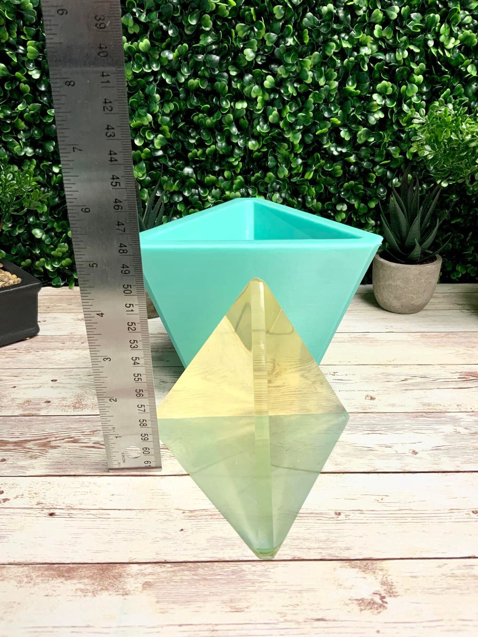 Pyramid Silicone Mold for Resin
