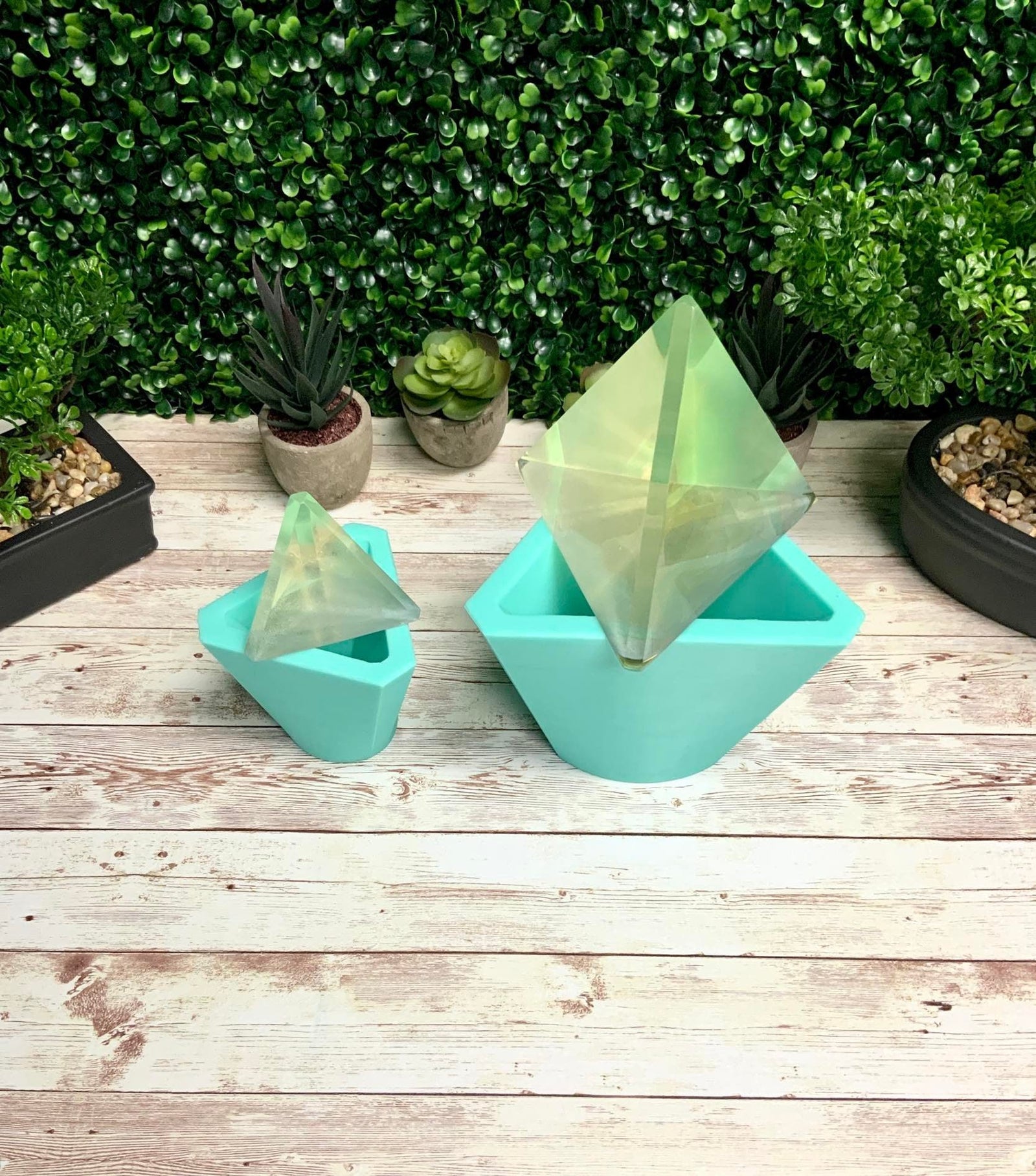 Pyramid Silicone Mold for Resin