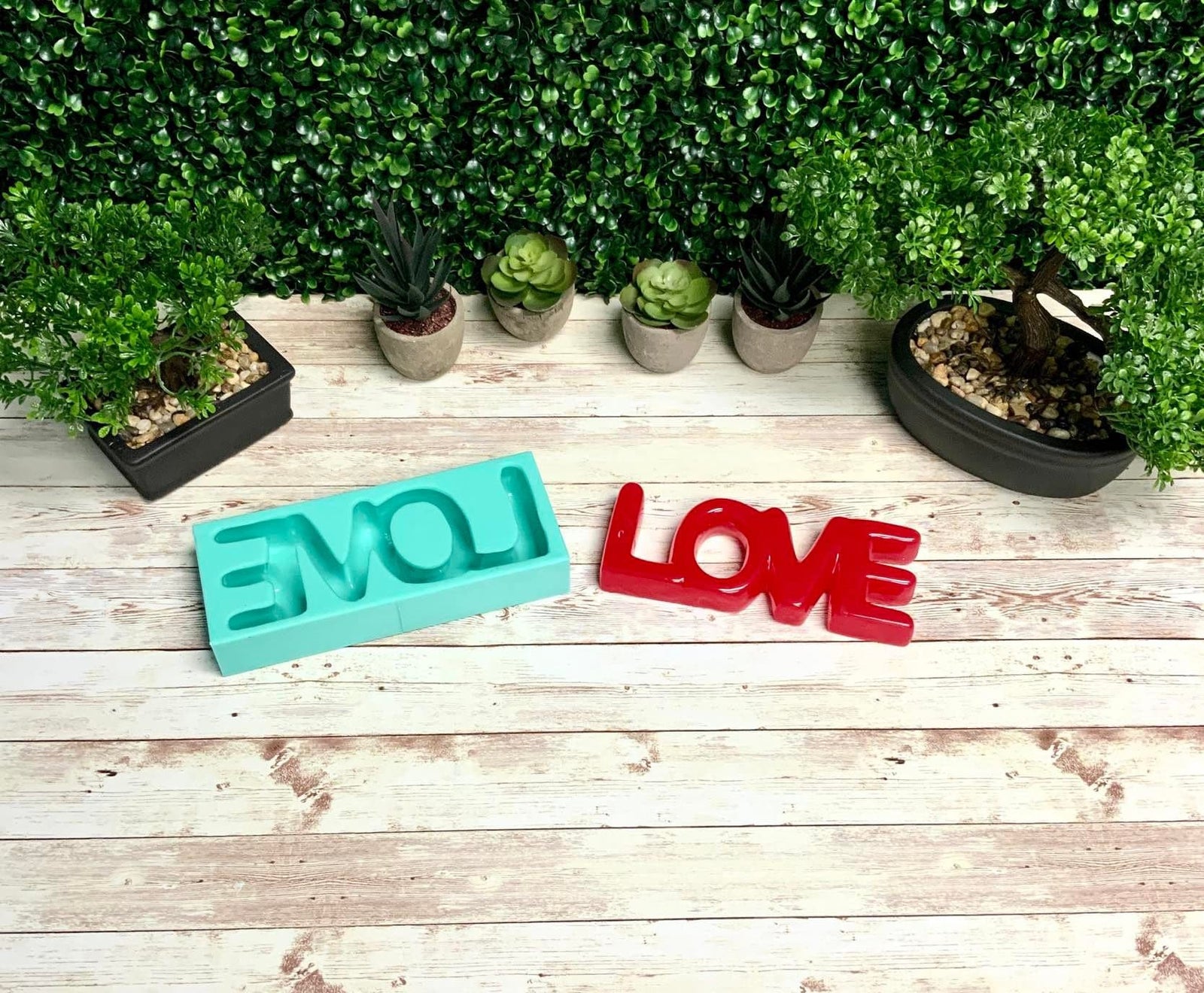 Love Silicone Mold, Love Word Mold for Resin