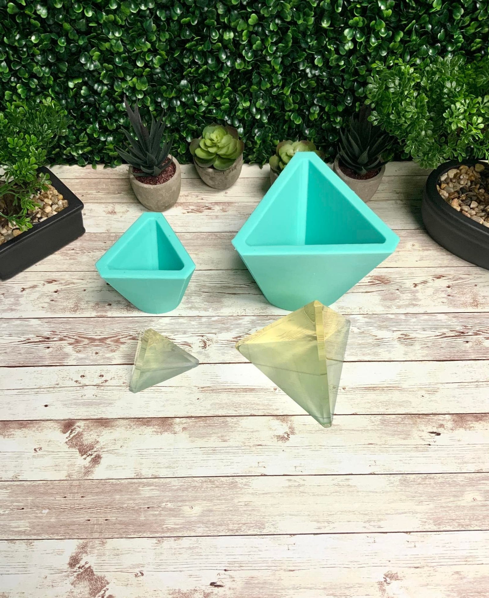 Pyramid Silicone Mold for Resin