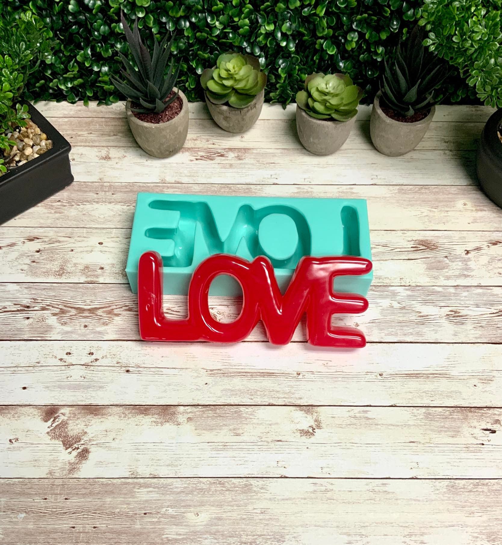 Love Silicone Molds, Love Word Molds for Resin