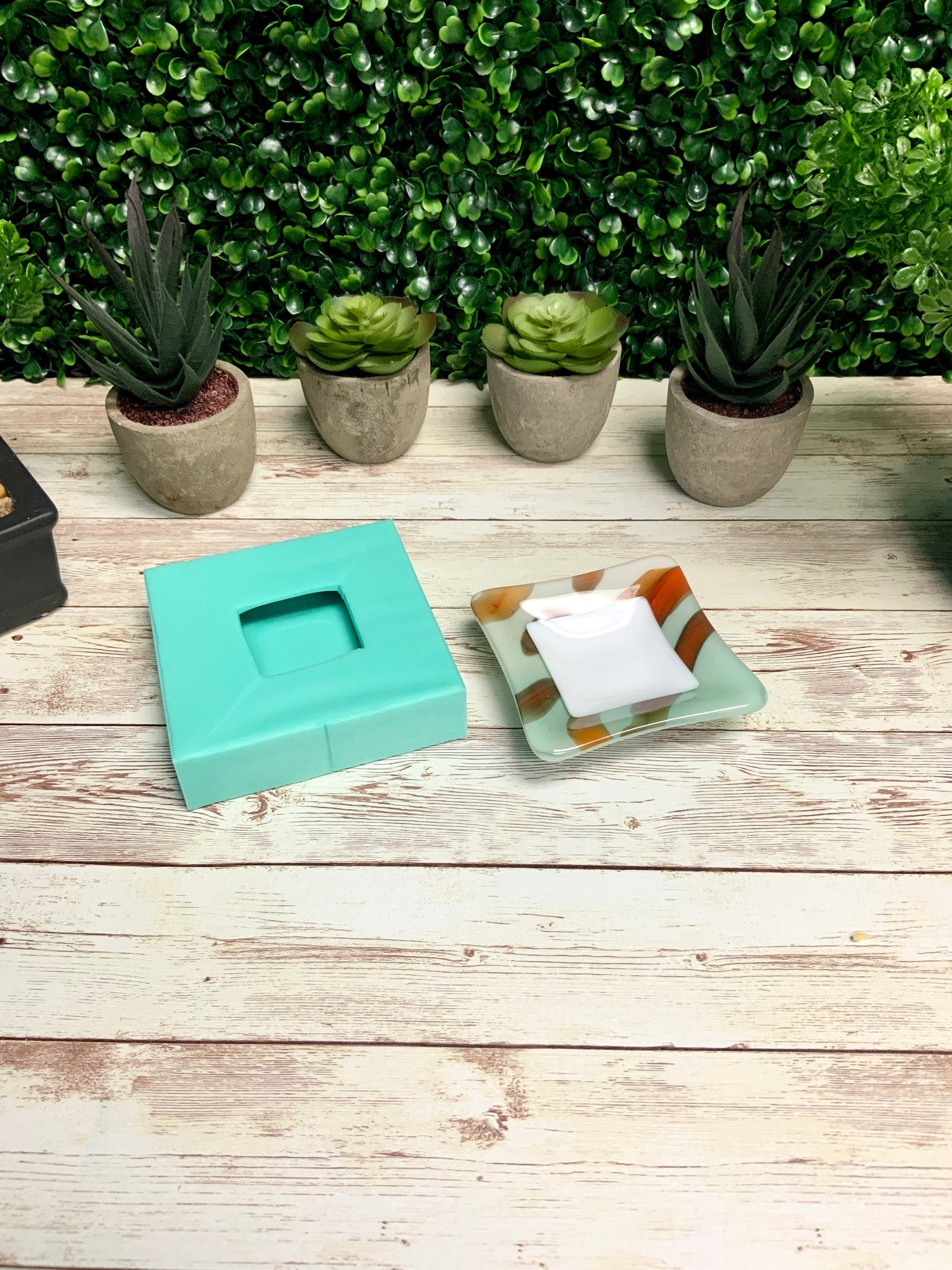 Square Dish Mold, Jewelry Dish Mold