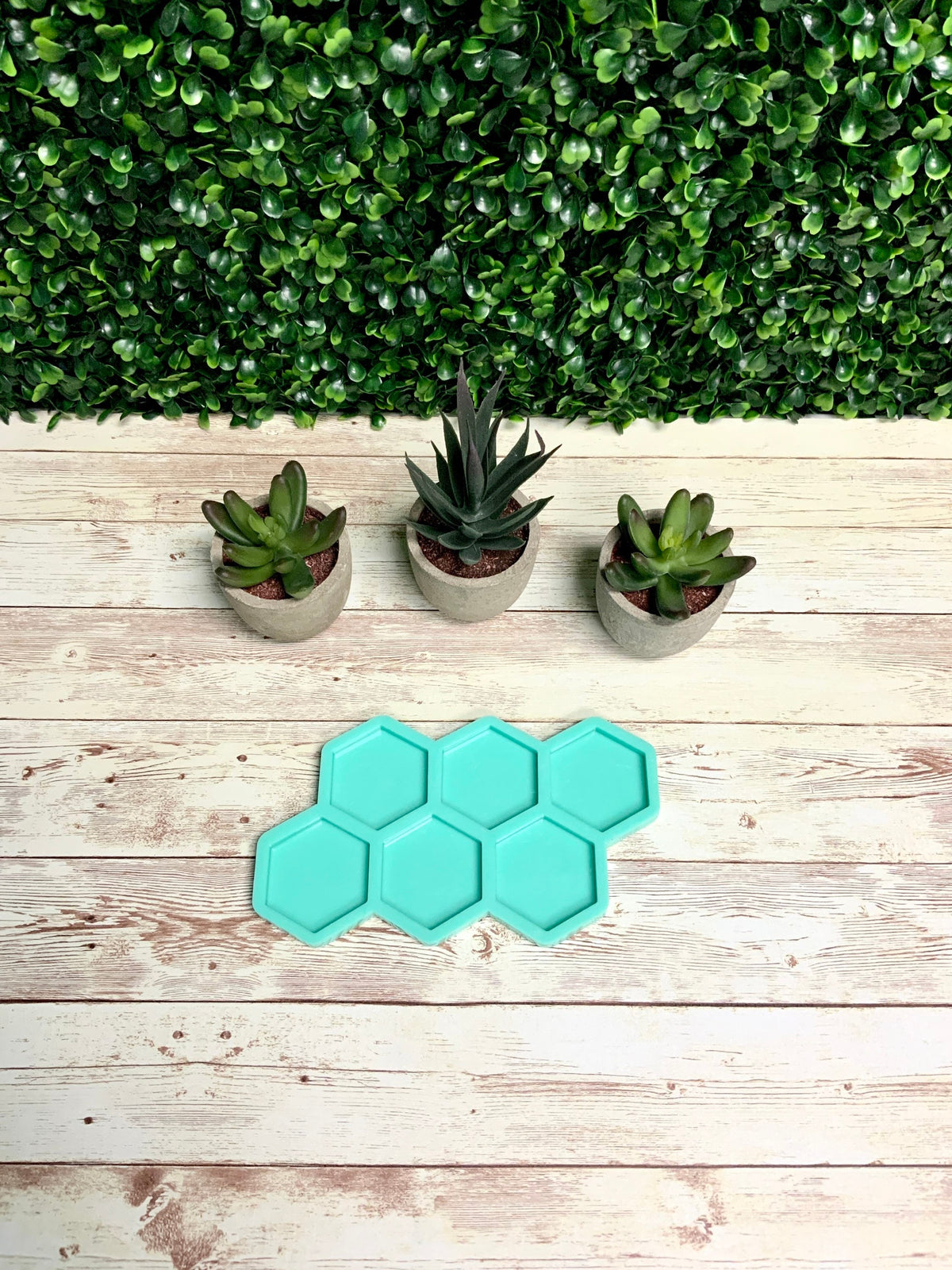 Hexagon Mold | 1", 1.5", 2" | Earring Mold, Keychain Mold, Magnet Mold