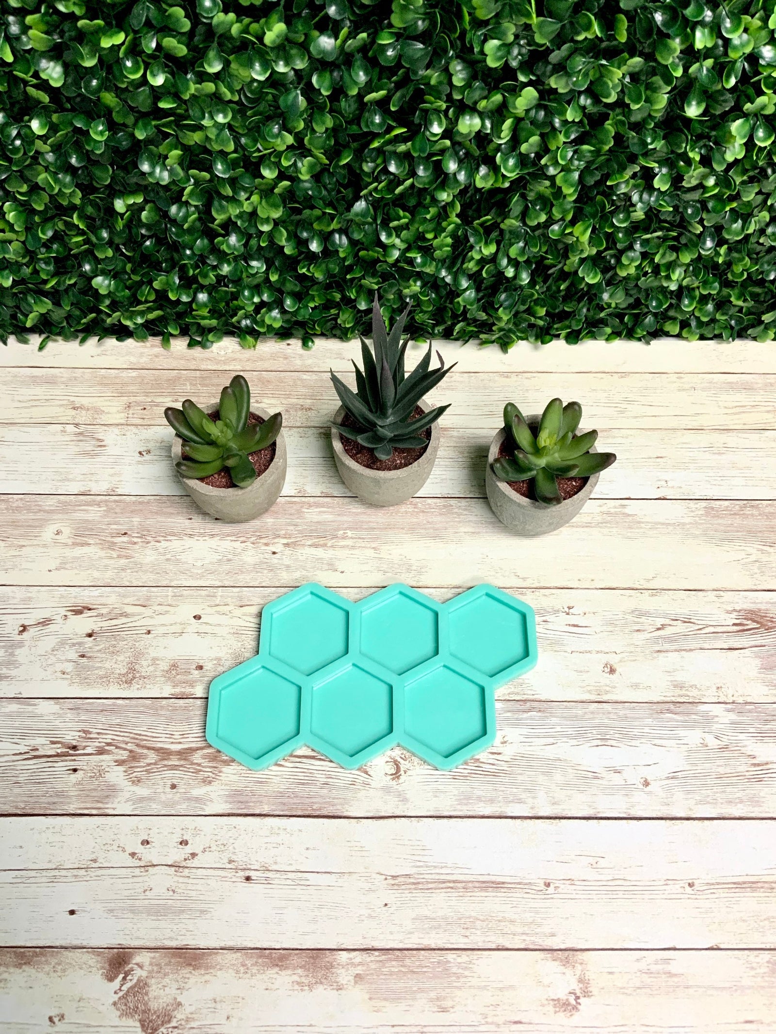 Hexagon Mold | 1", 1.5", 2" | Earring Mold, Keychain Mold, Magnet Mold