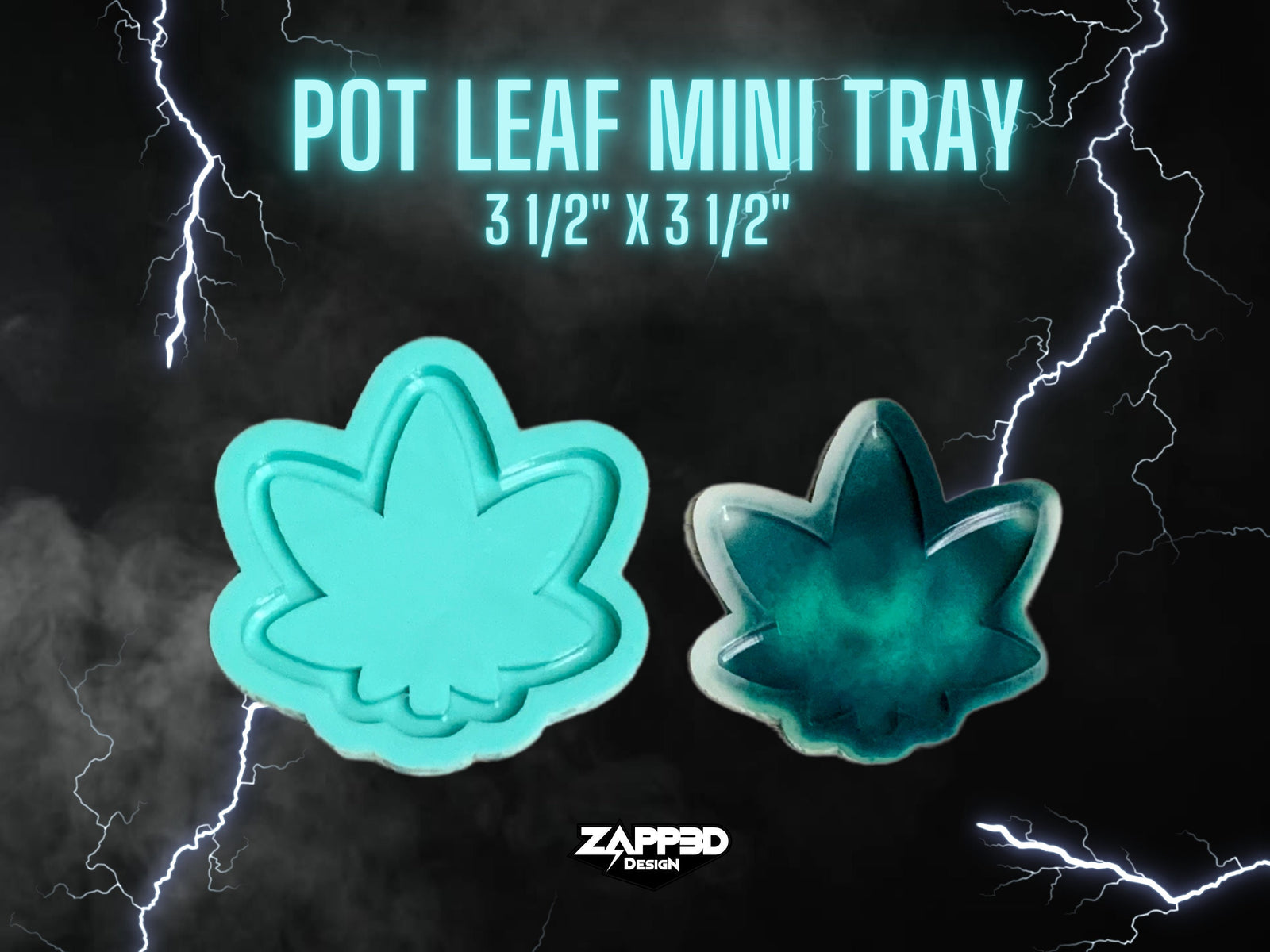 Pot Leaf Mini Tray Molds, Weed Mold