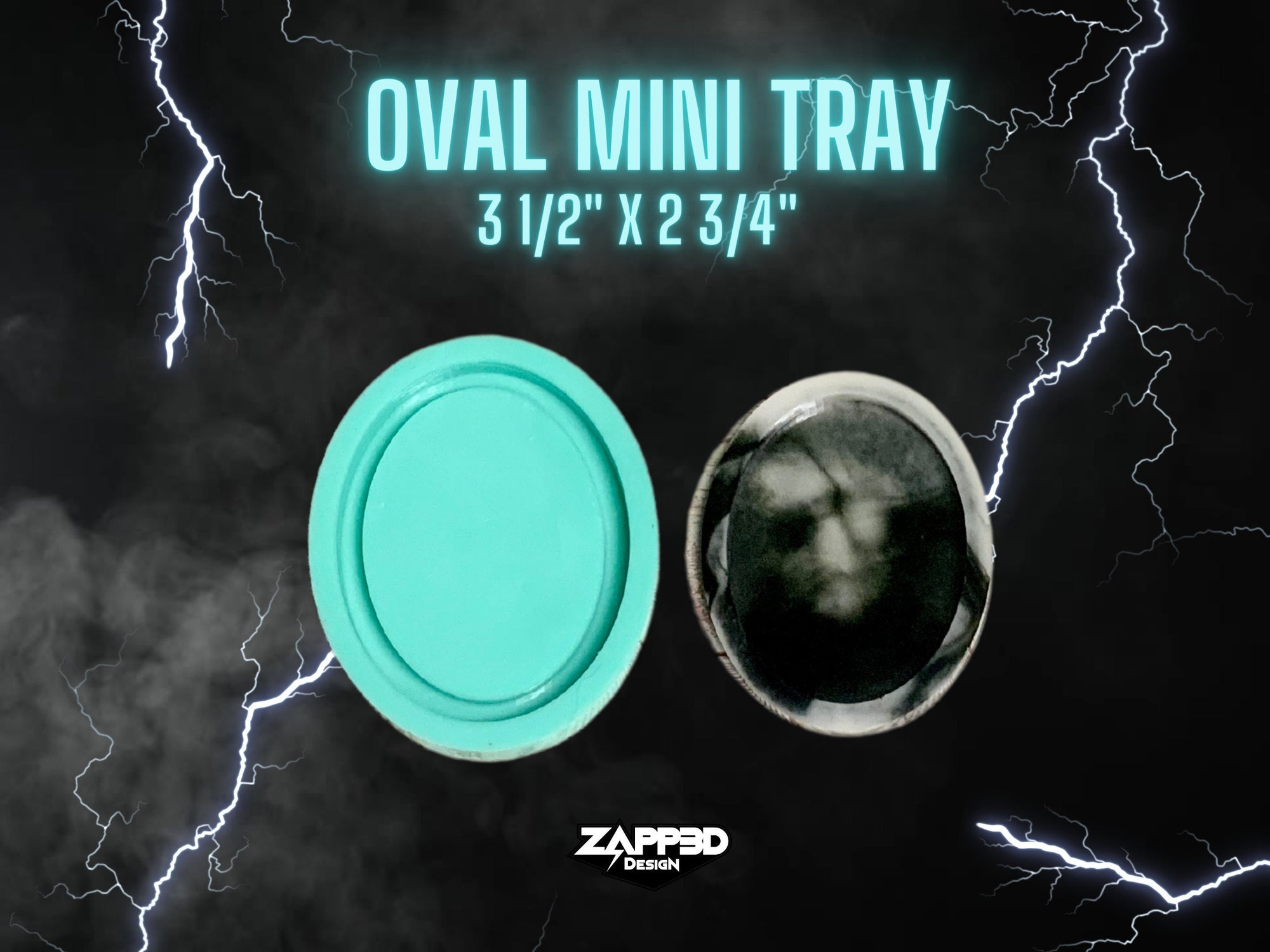 Oval Mini Tray Molds, Small Tray Mold, Resin Mini Tray Mold, Shaker Mold, Oval Mold, Tray Mold