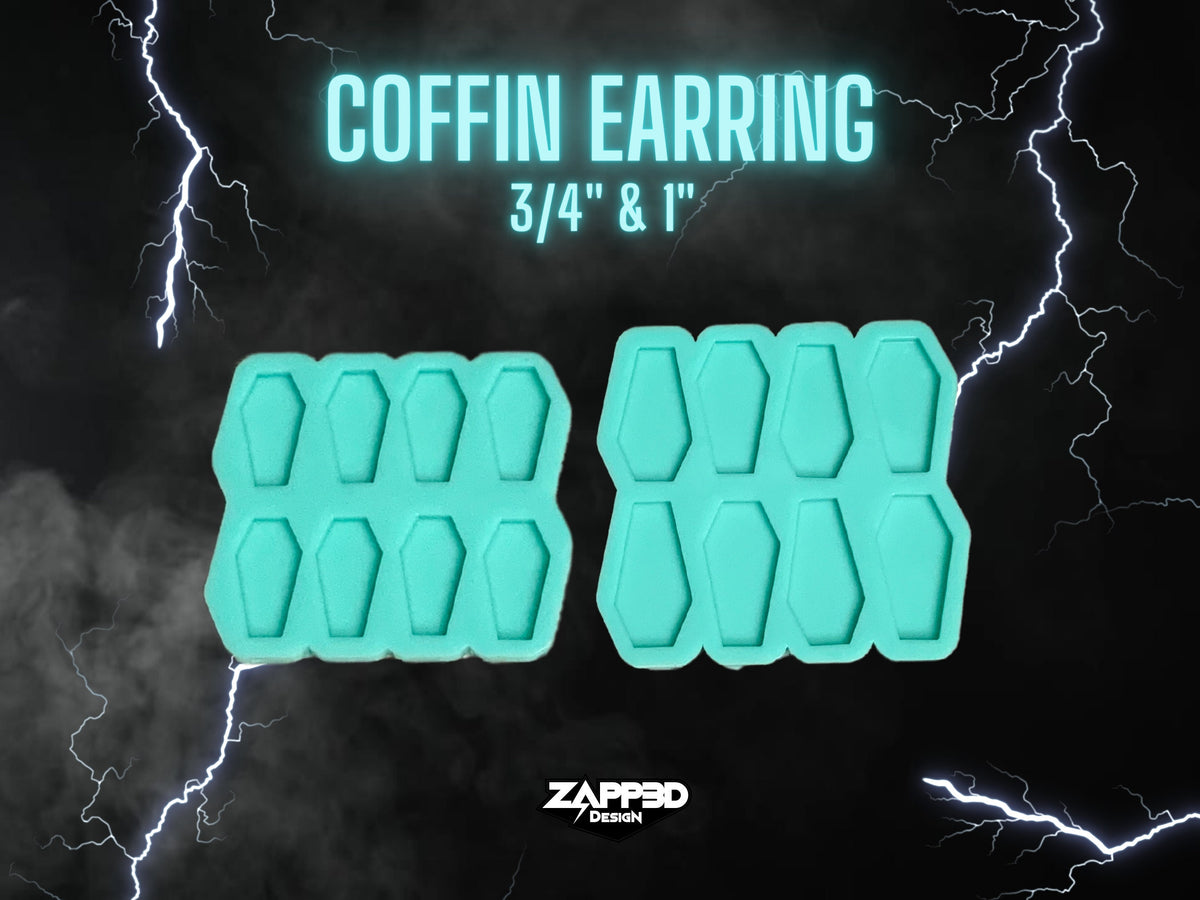 Coffin Earring Molds | 2 Sizes |