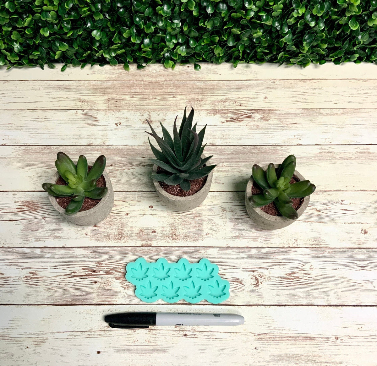 Pot Leaf Earring Molds, 2 Sizes, Weed Earring Molds