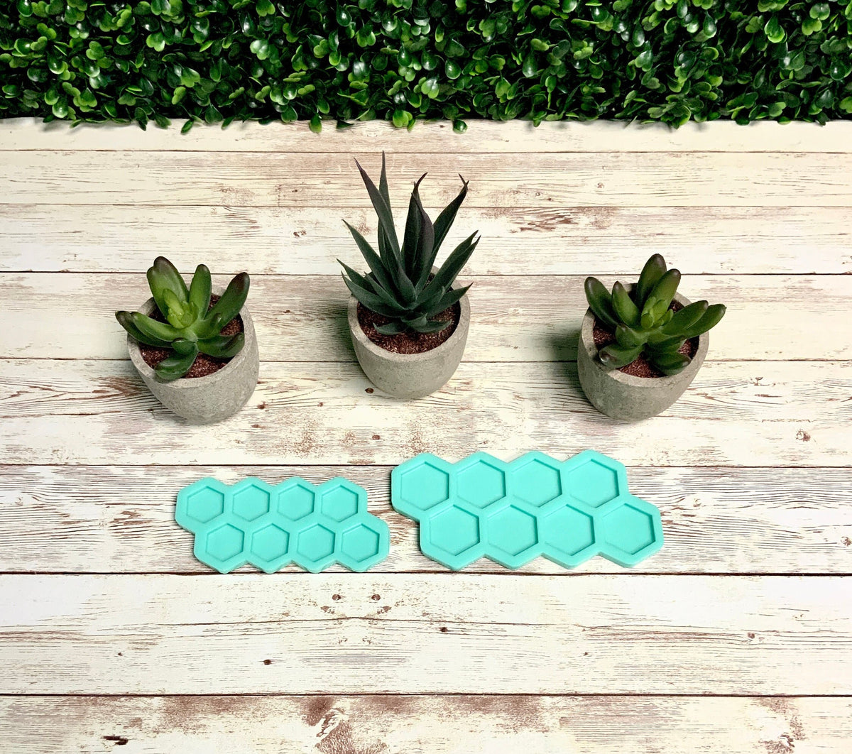 Hexagon Earring Molds, 2 Sizes