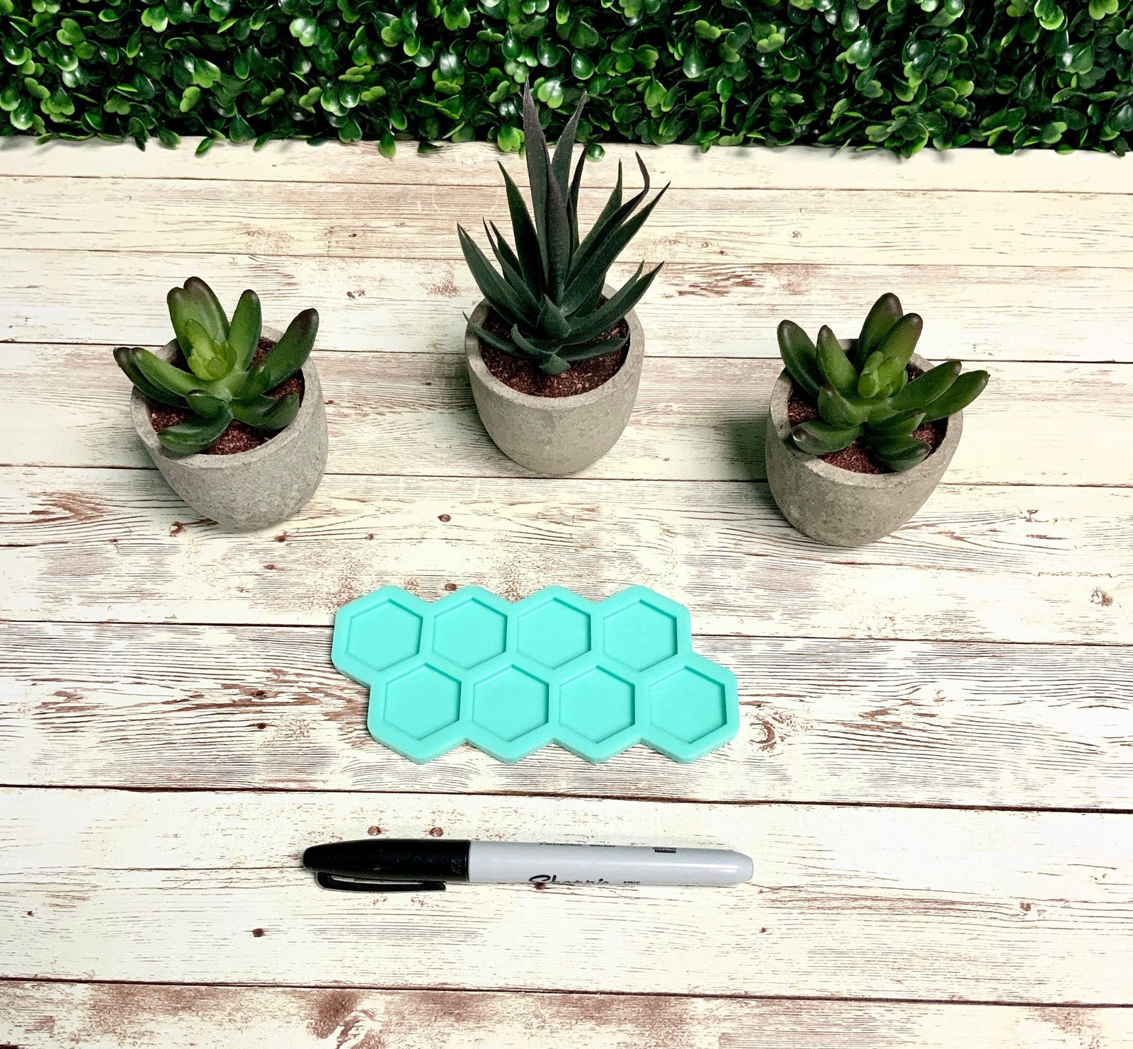 Hexagon Earring Molds, 2 Sizes