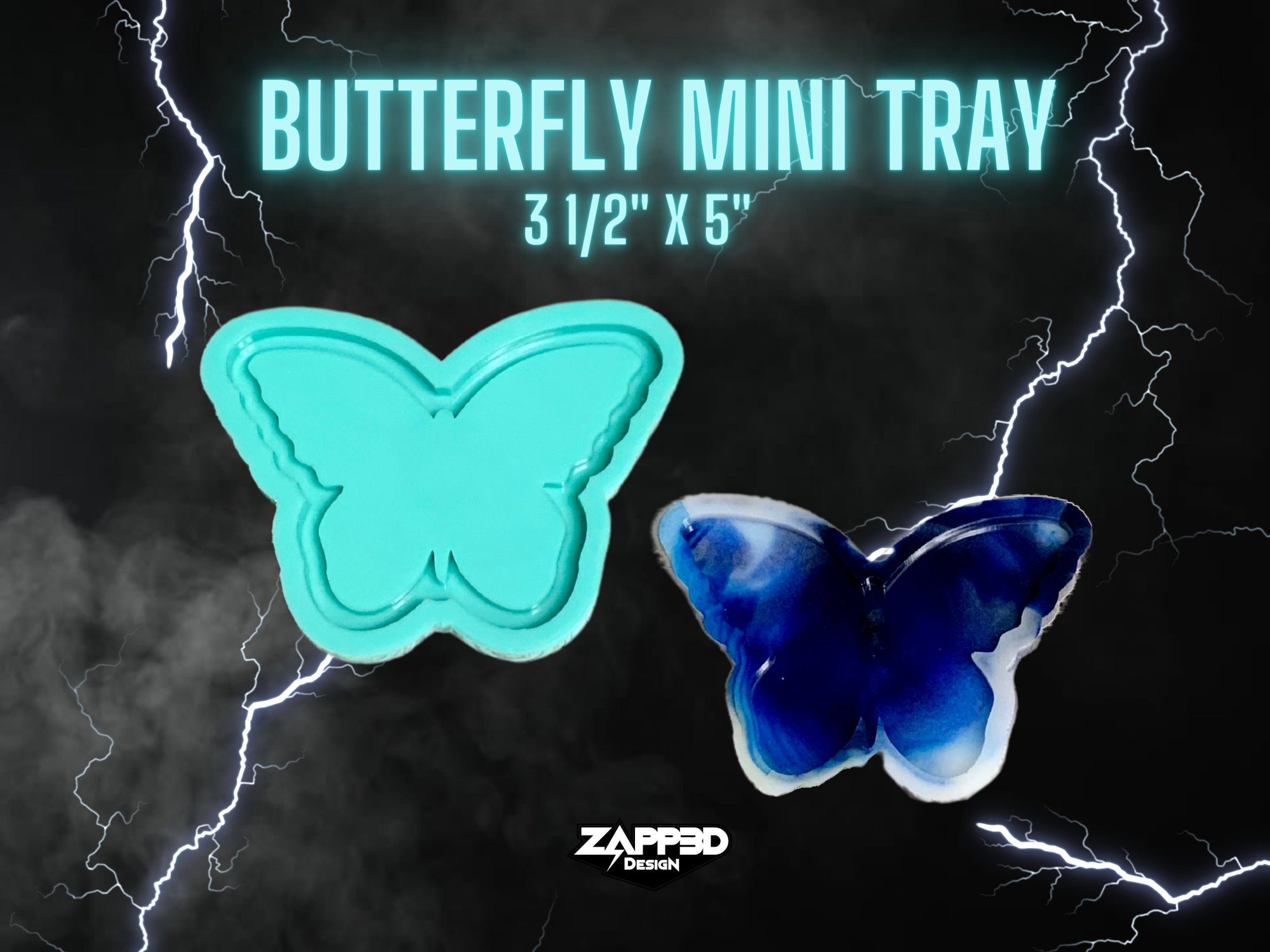 Butterfly Mini Tray Molds, Small Tray Mold, Resin Mini Tray Mold, Shaker Mold, Mirror Mold, Butterfly Mold, Tray Mold
