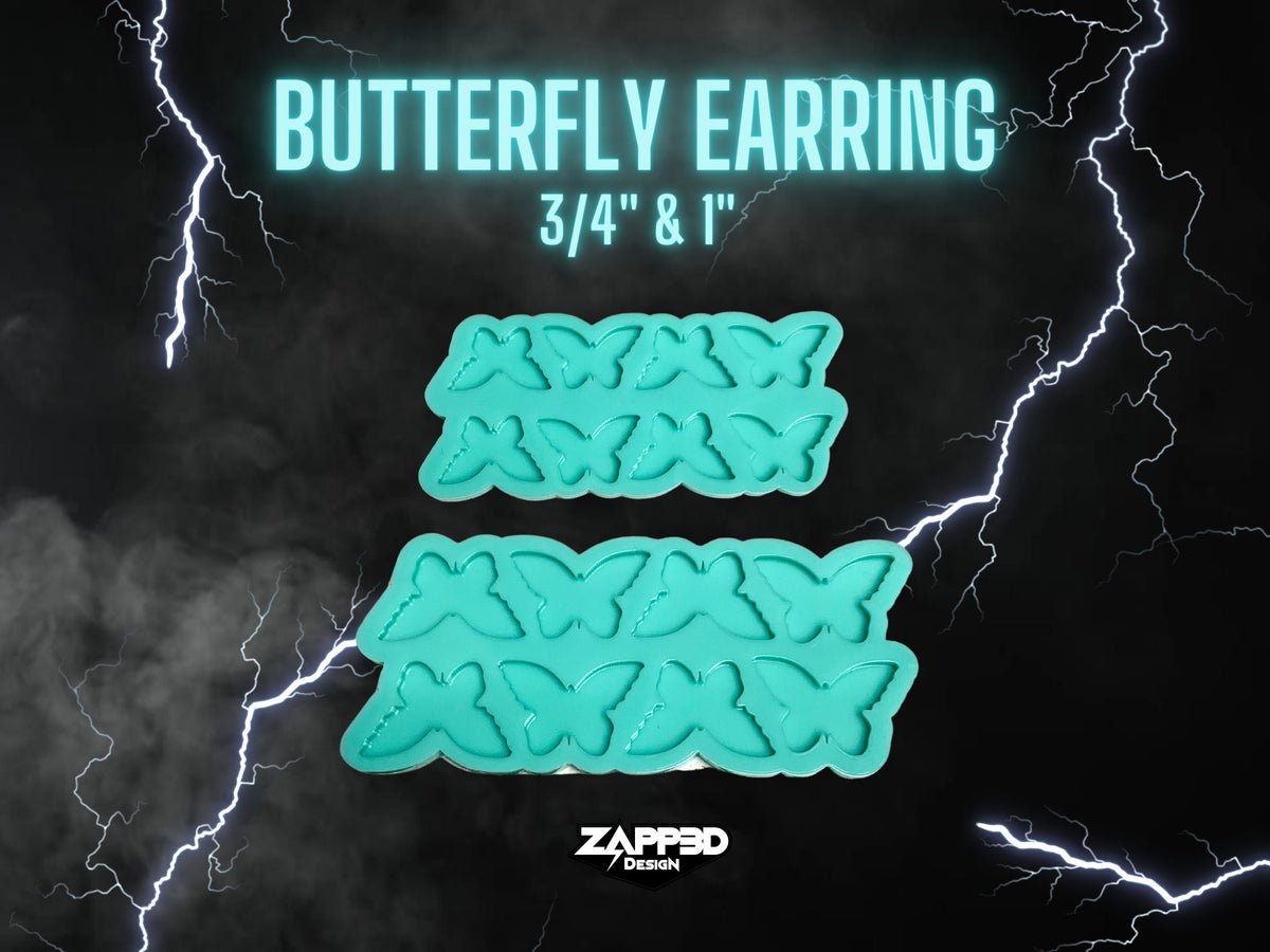 Butterfly Earring Molds, 2 Sizes