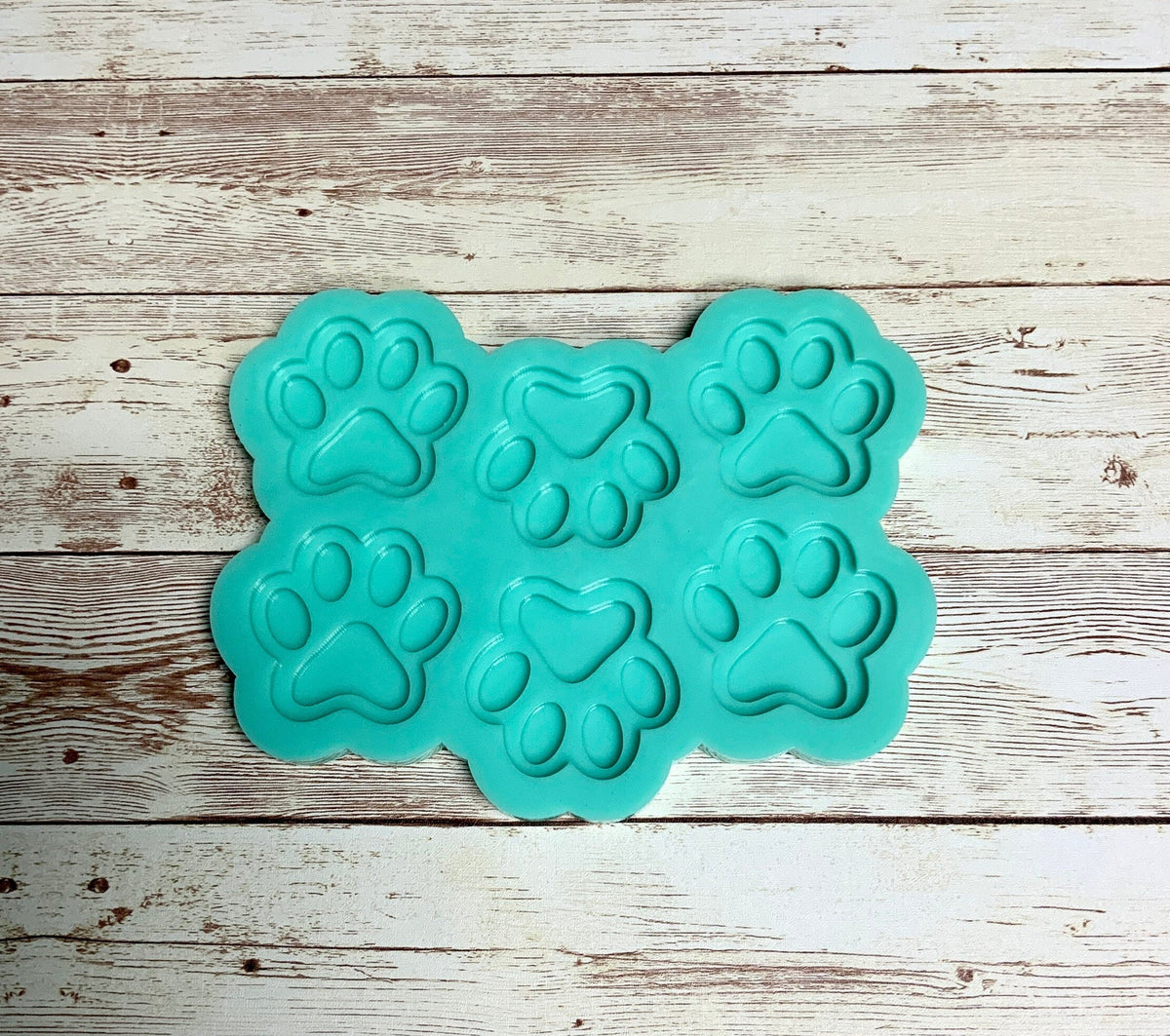 Paw Print Keychain Mold | 1.75”x1.75”x.25”|