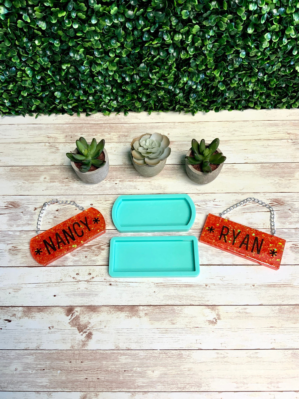 Sign Molds for Resin | 7"x3" or 5"x2" | Wall Hanging Mold, Hanging Sign Mold