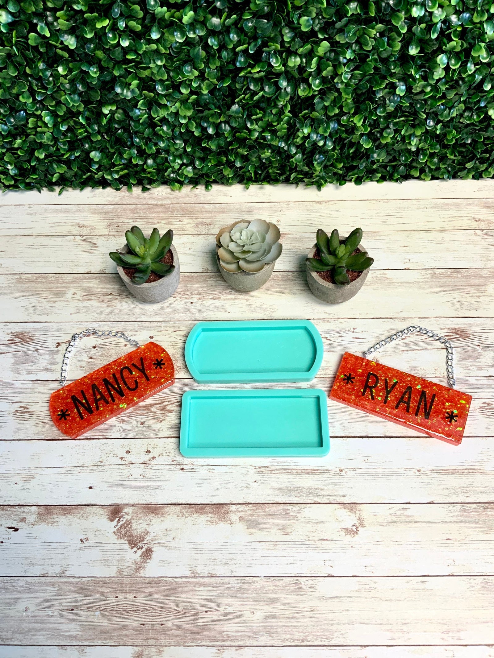 Sign Molds for Resin | 7"x3" or 5"x2" | Wall Hanging Mold, Hanging Sign Mold