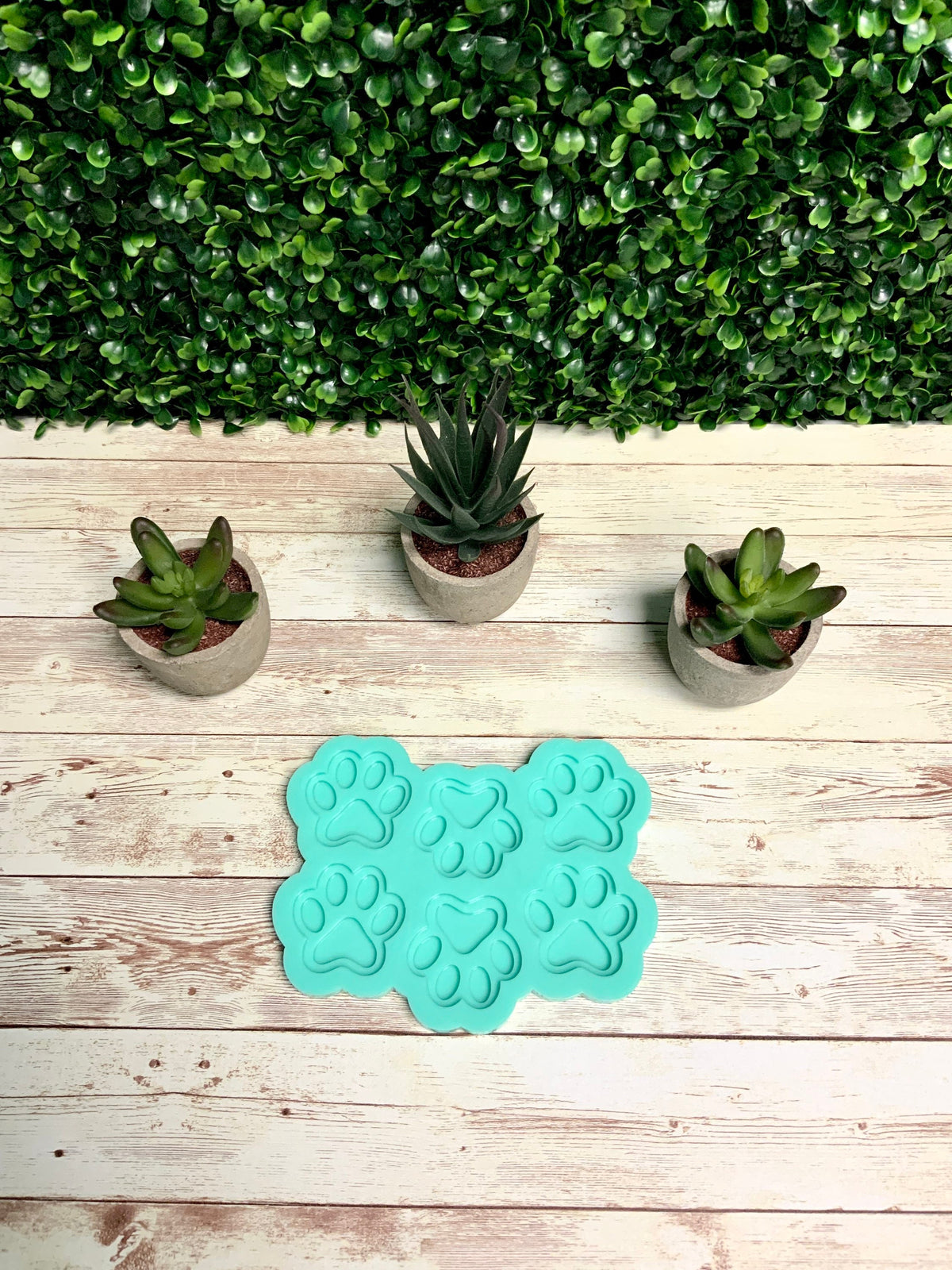 Paw Print Keychain Mold | 1.75”x1.75”x.25”|