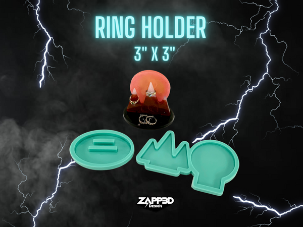 Deep Coaster Molds & Ring Holder Molds - Zapp3D Design LLC