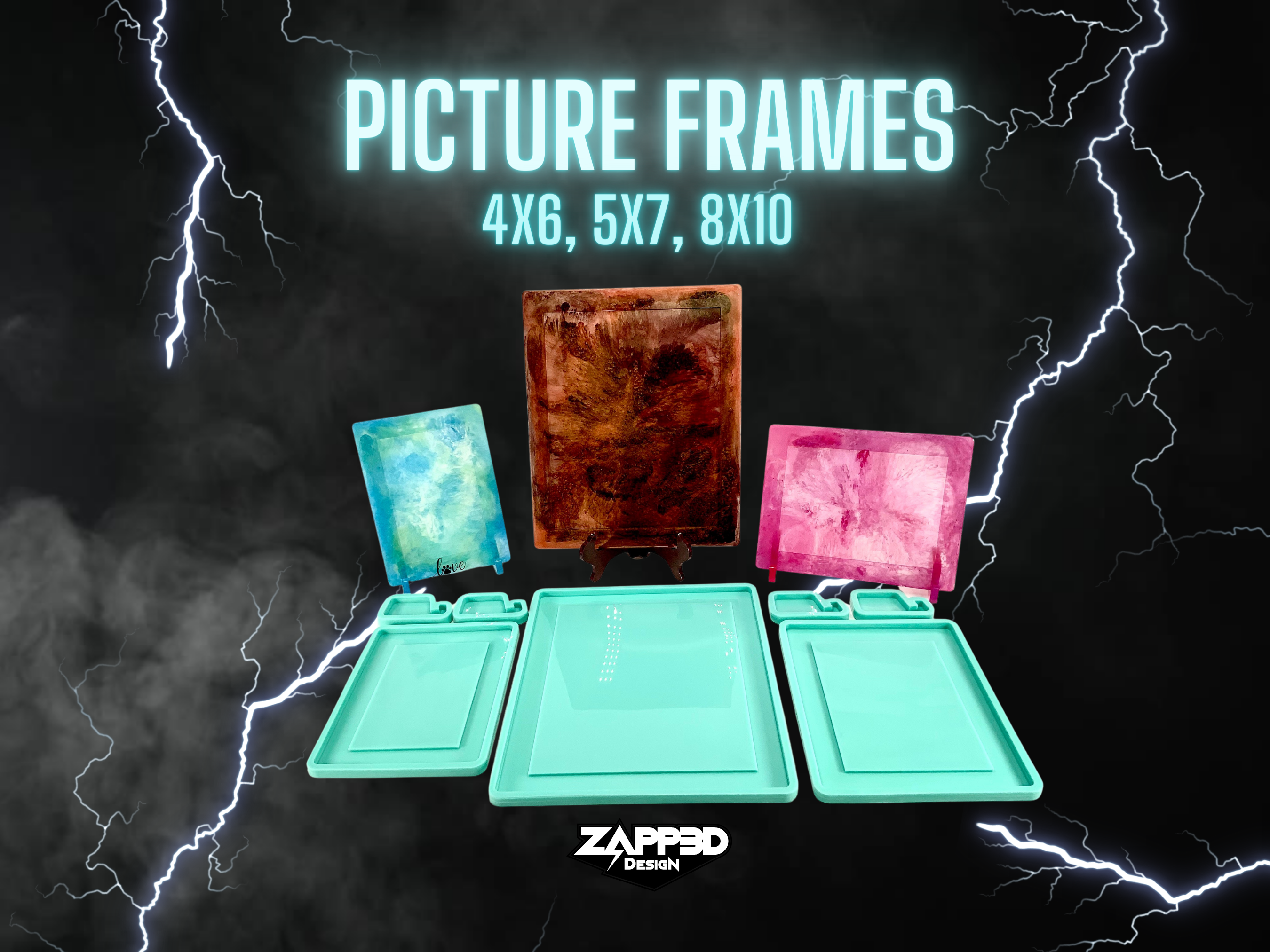 Small 4x6 and 5x7 Frames