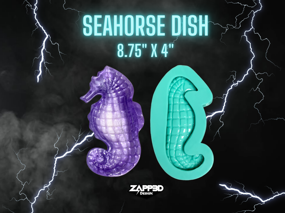 Seahorse Trinket Dish Silicone Mold