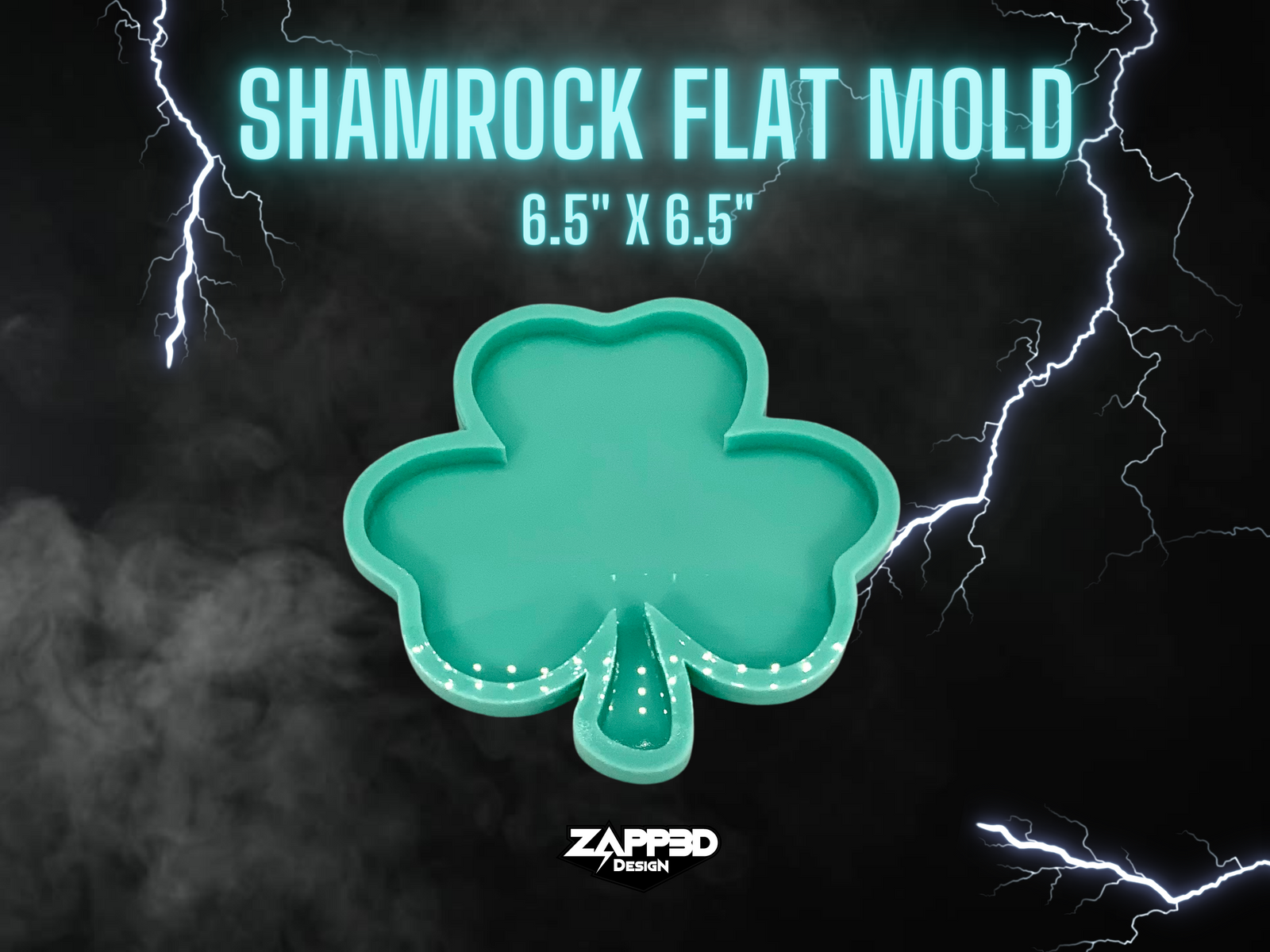 Shamrock FLAT Silicone Mold