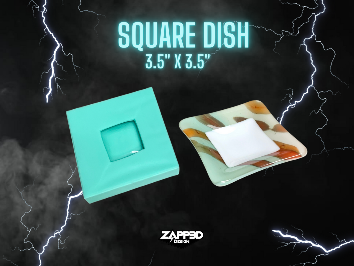 Square Dish Mold, Jewelry Dish Mold